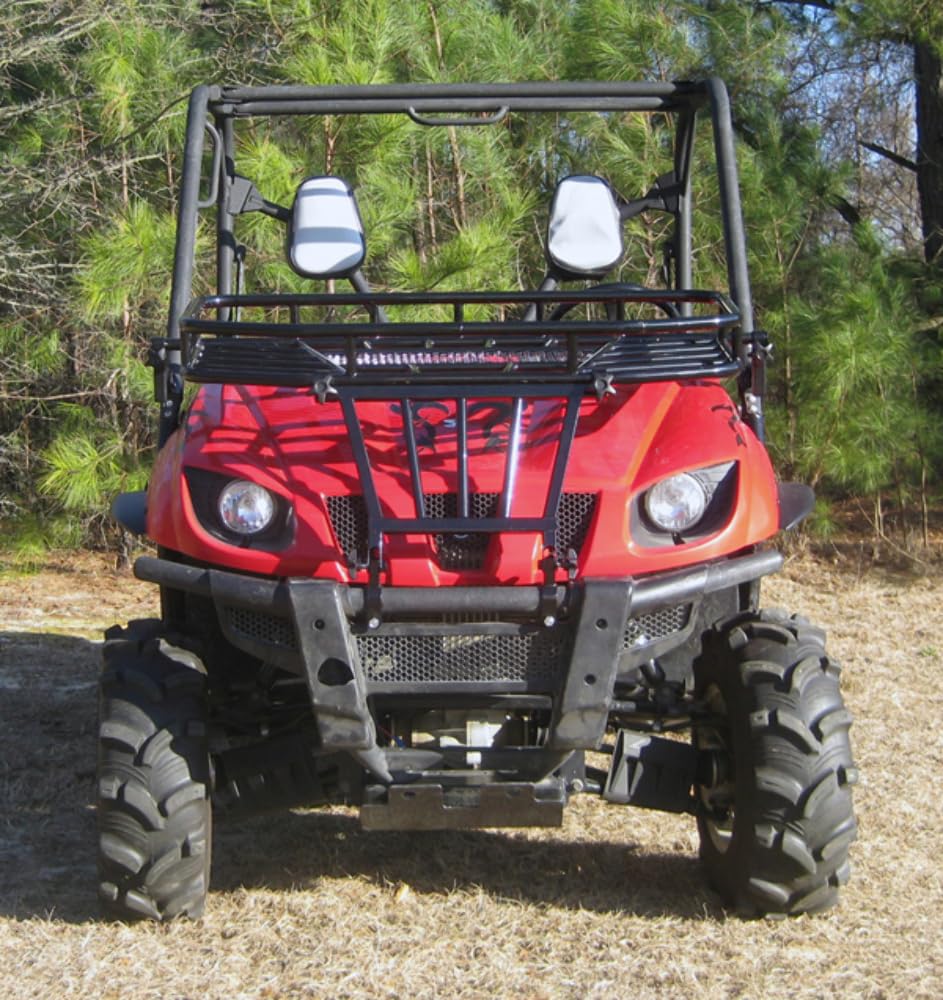 Seizmik Utv Utility Hood Rack Compatible With Yamaha Rhino 2004-2013 Utv Models | Farming Utility Cargo Rack