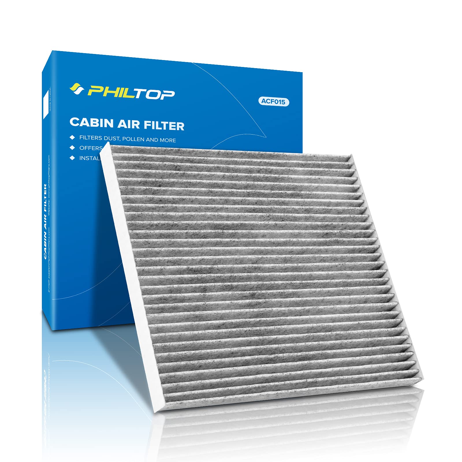 Philtop Cabin Air Filter, Replace For Cf11819, Equinox 2010-2017, Sonata 2011-2014, Optima 2011-2015, Santa Fe, Vue,Terrain,Sedo