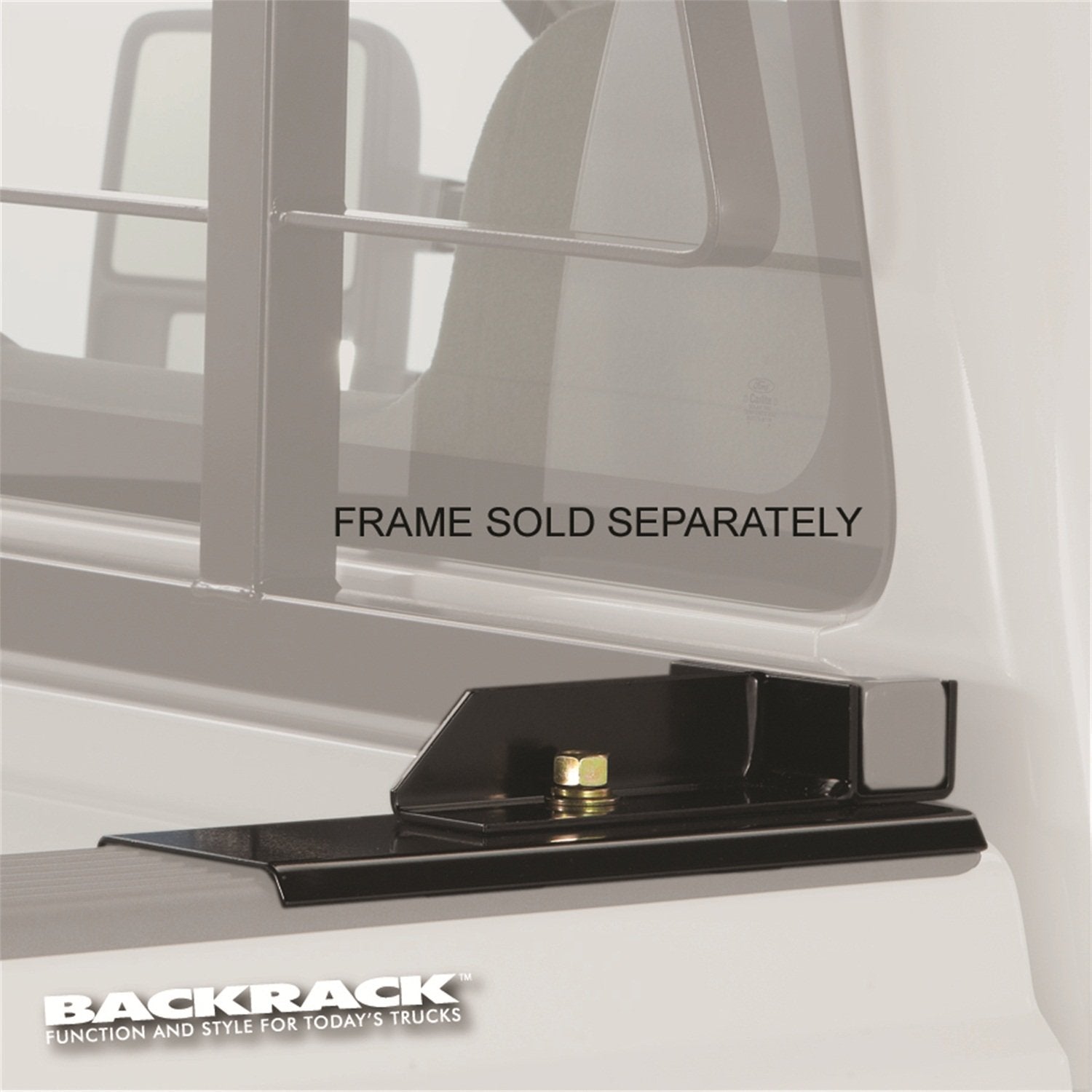 Realtruck Backrack Hardware Kit For Use W/Standard Bed, White, N | 30122W | Fits 2019-2024 Chevrolet/Gmc Silverado/Sierra 1500