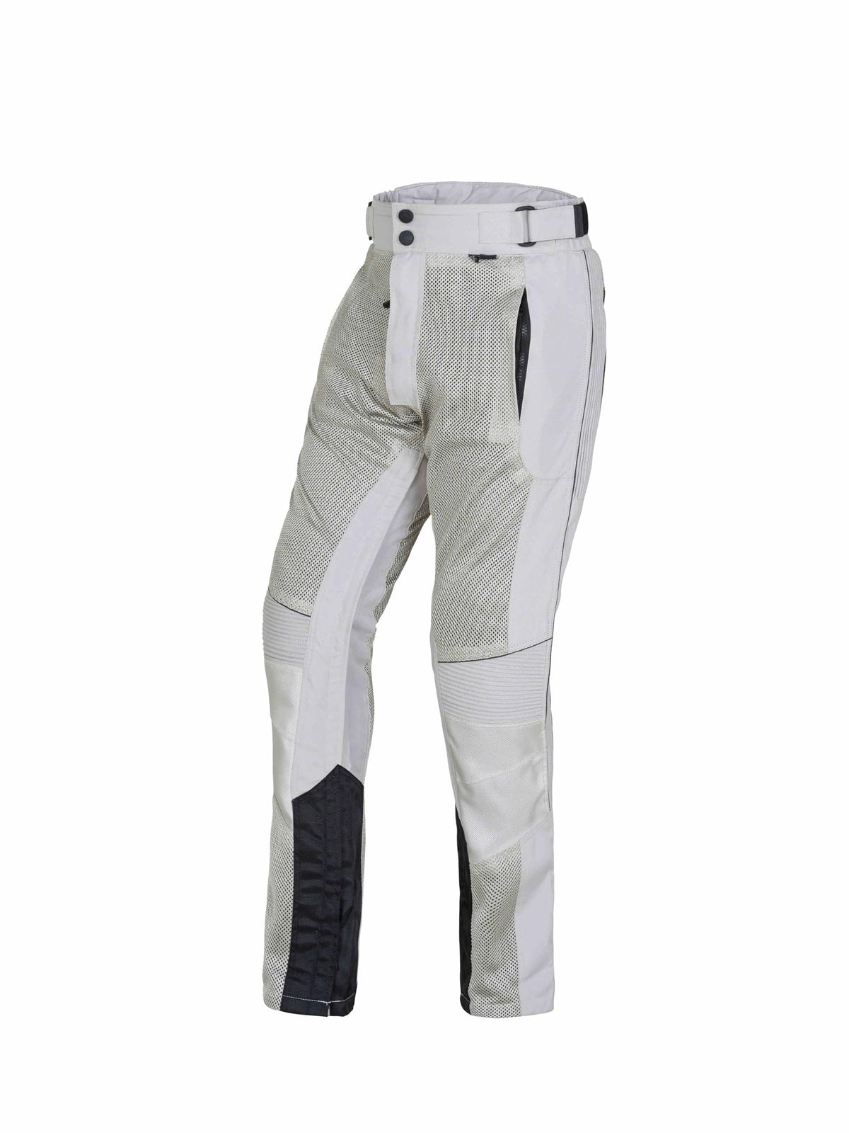 Wicked Stock Mesh Motorcycle Pants - Armored Adventure Pants - Riding Gear - Motocross Style - Gray