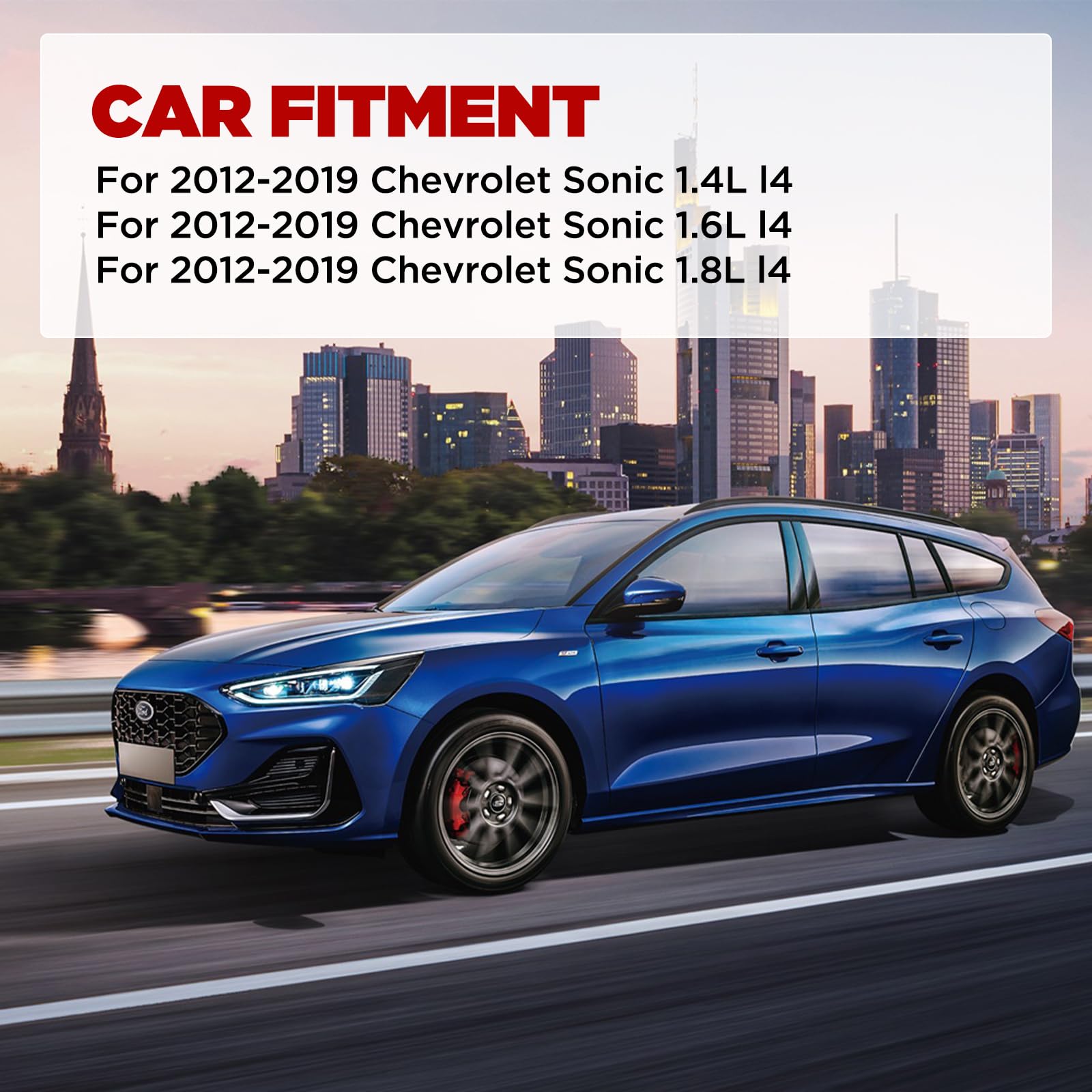 Bdfhyk Engine Coolant Expansion Reservoir Overflow Tank Compatible With 2012-2019 Chevrolet Chevy Sonic Replace 95048411 4260922