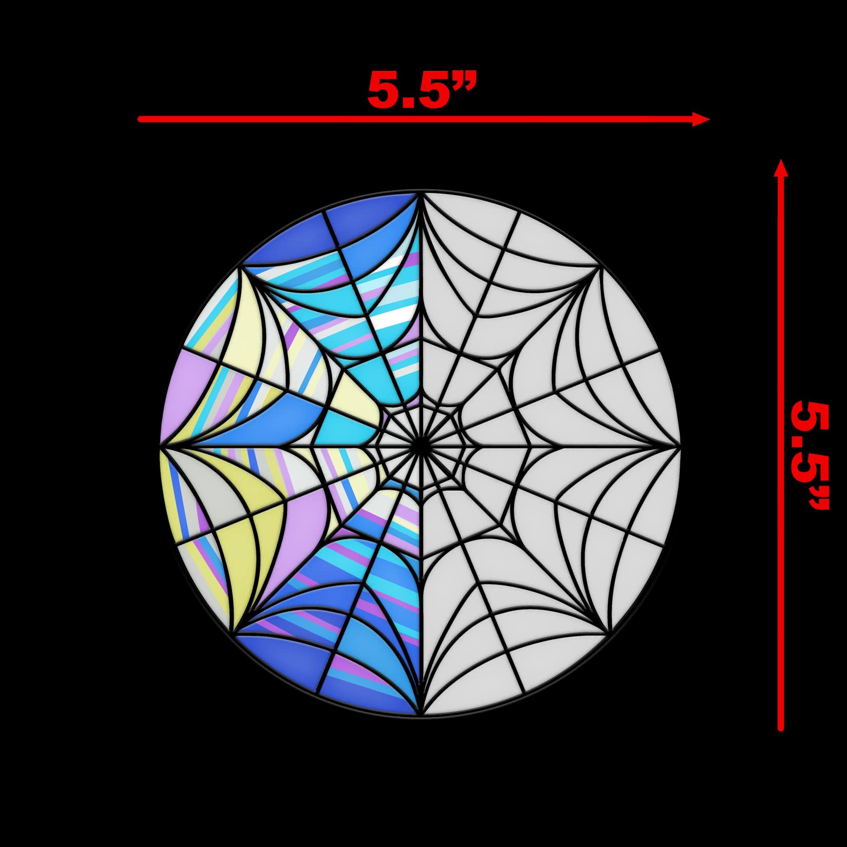 Wednesday Addams Window Sticker Decal Notebook Car Laptop 5.5X5.5 (Color)