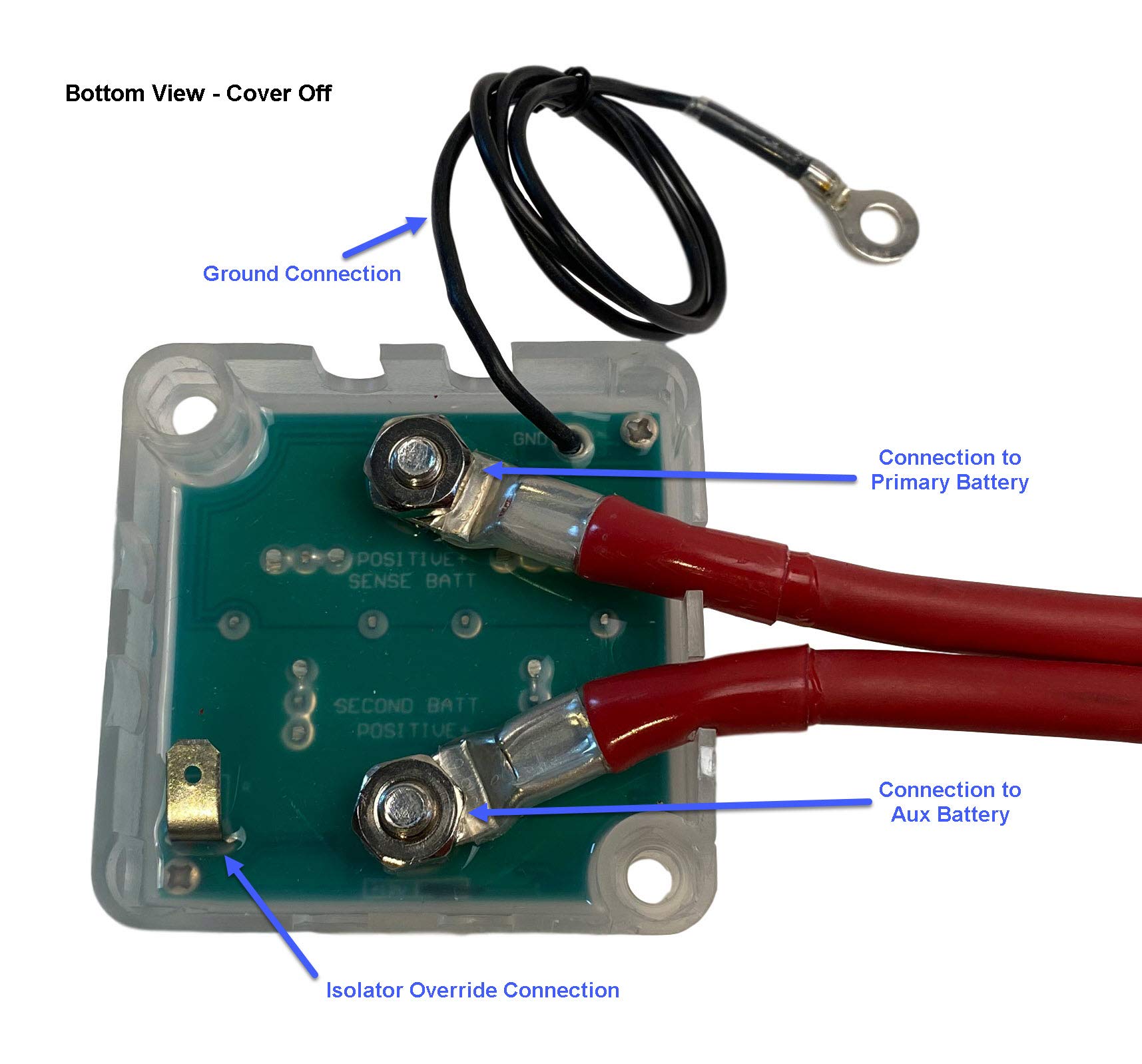 12V Dual Battery 140A Smart Isolator (VSR Voltage Sensitive Relay) for Auto/Boat/RV