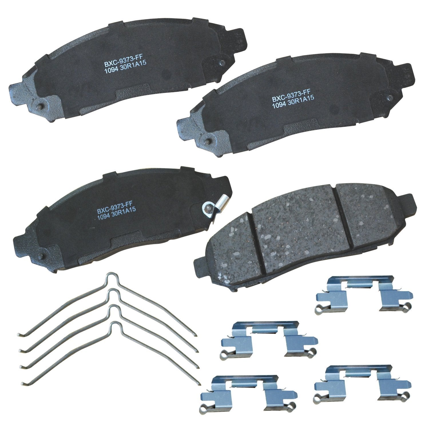 Bendix Premium Sbc1094 Ceramic Front Brake Pads For Select Models Chevrolet City Express, Nissan Frontier, Leaf, Nv200, Pathfind