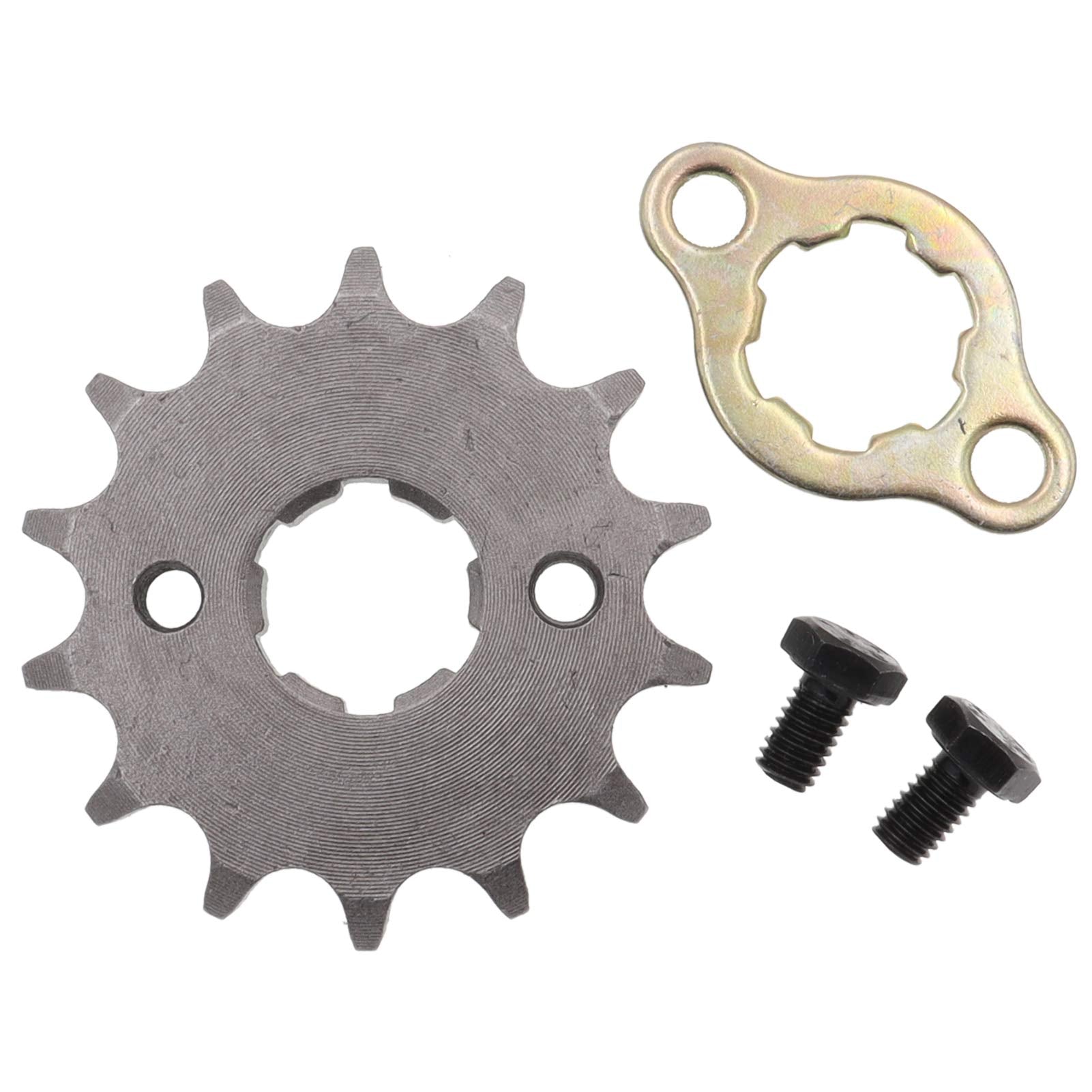 Magkowar 428 Front Enigine Sprocket With Retainer Plate Sets For Motorcycle Dirt Bike (428-20Mm, 14T)
