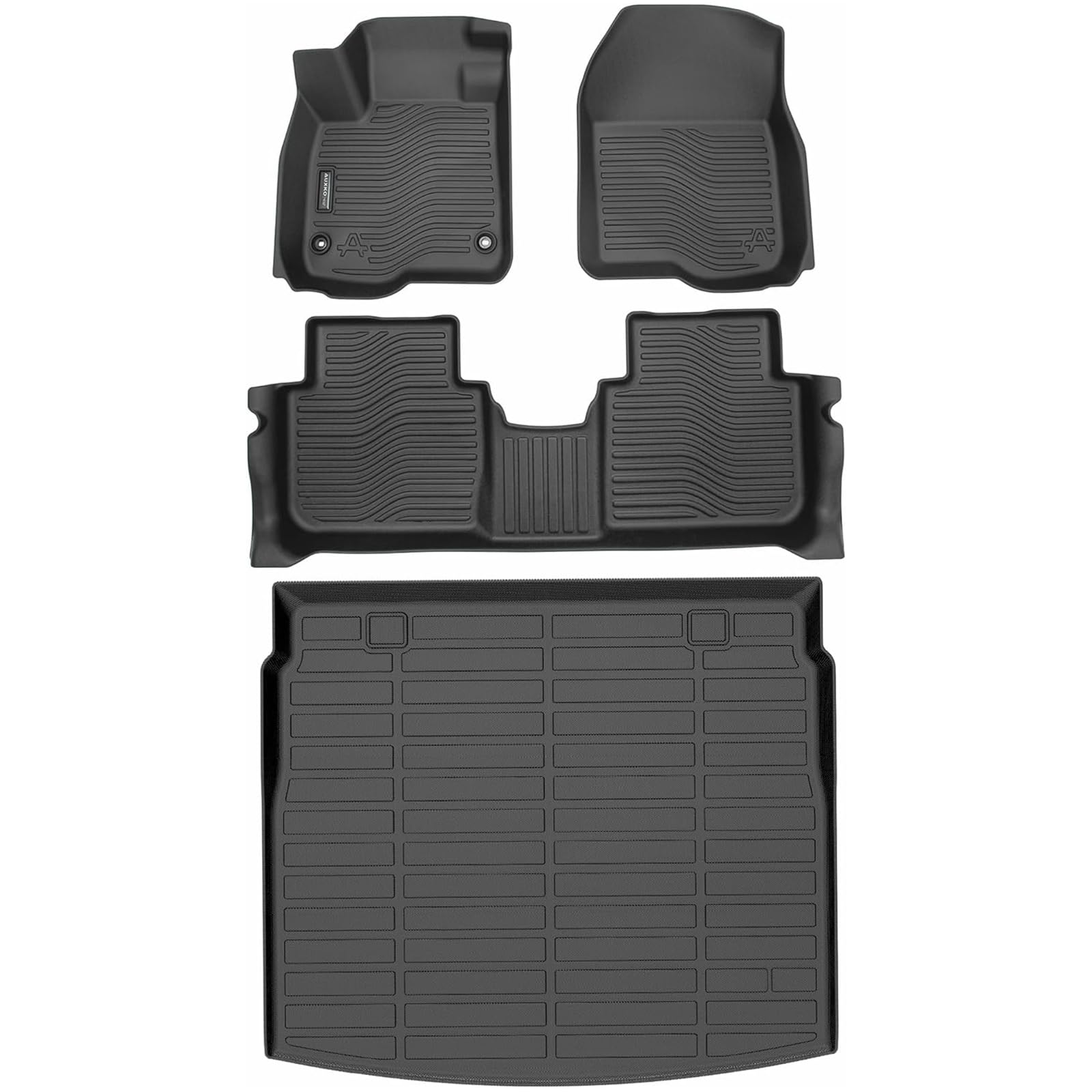 Auxko All Weather Floor Mats Upper Cargo Mat Fit For Honda Cr-V 2023 2024 2025(Include Hybrid) Tpe Rubber Liners Crv Accessories
