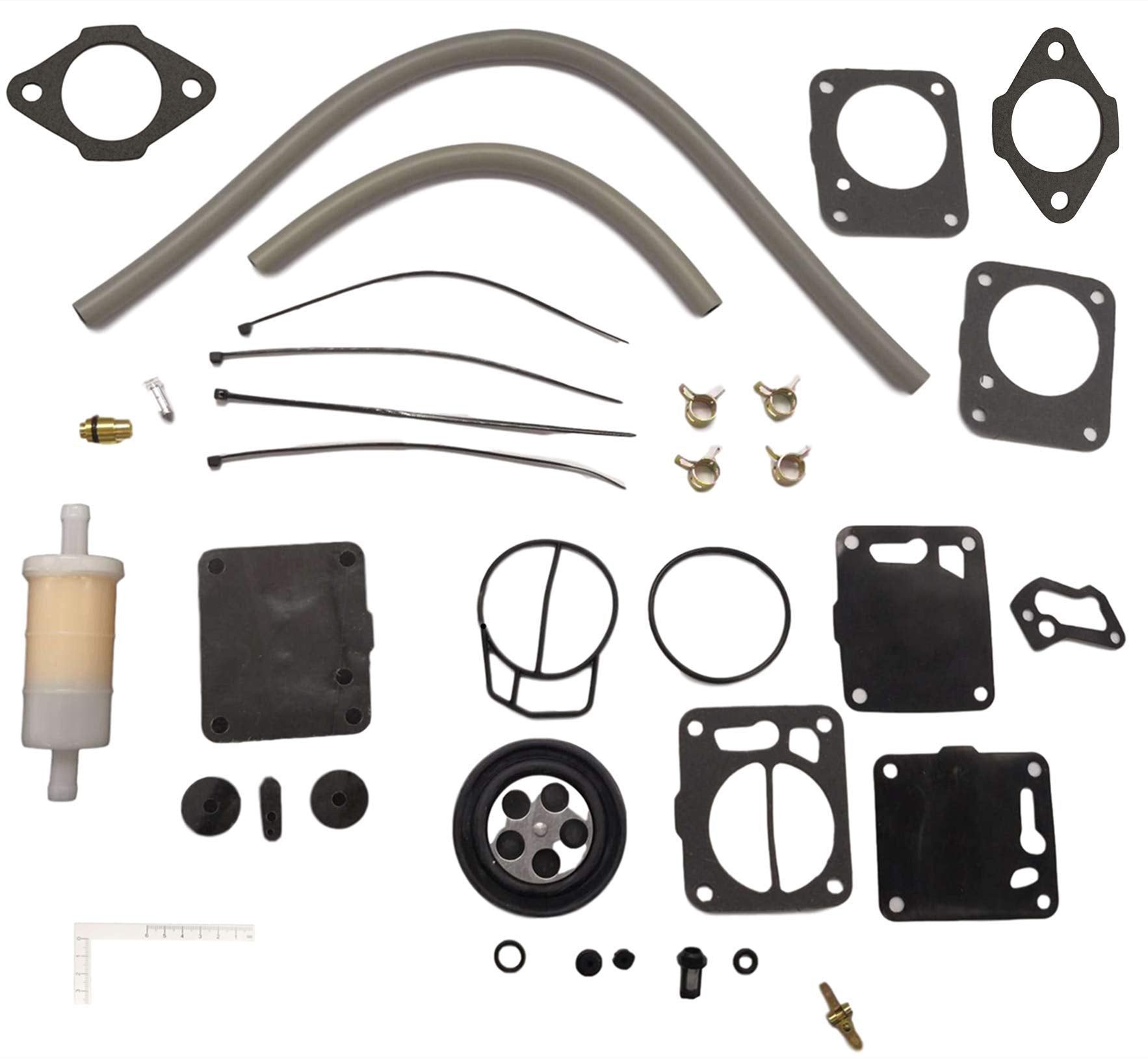 Carburetor Rebuild Kit Needle Seat Base Gasket Replacement for Many Wave Runner III Raider VXR GP 650 700 701