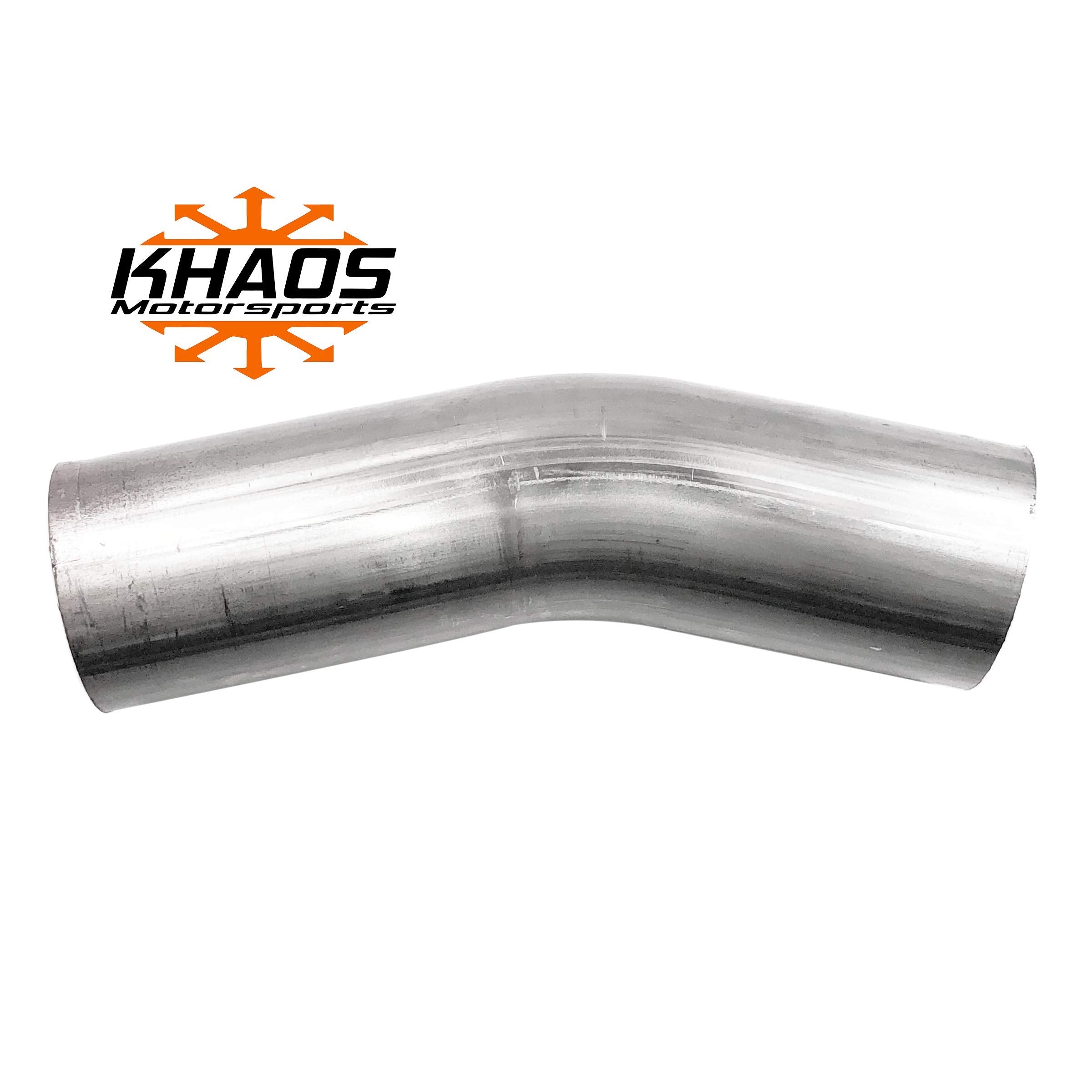 3'' 22.5 Degree Stainless Steel Exhaust Turbo Pipe Mandrel Bend Khaos Motorsports