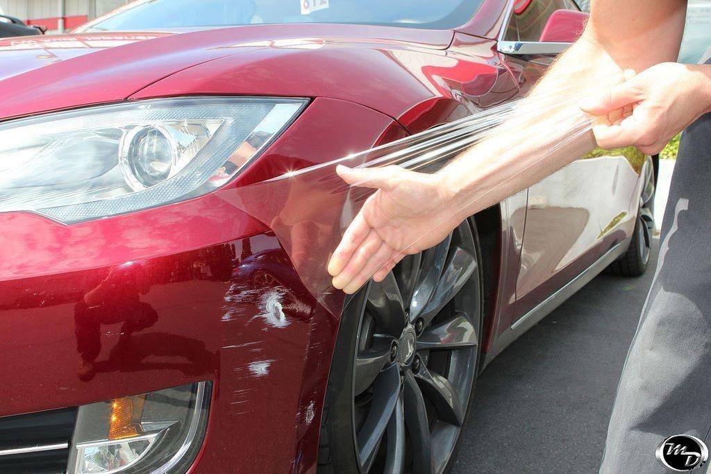 VViViD Clear Paint Protection Bulk Vinyl Wrap Film Including 3M Squeegee and Black Felt Applicator (17.9 Inch x 54 Inch)