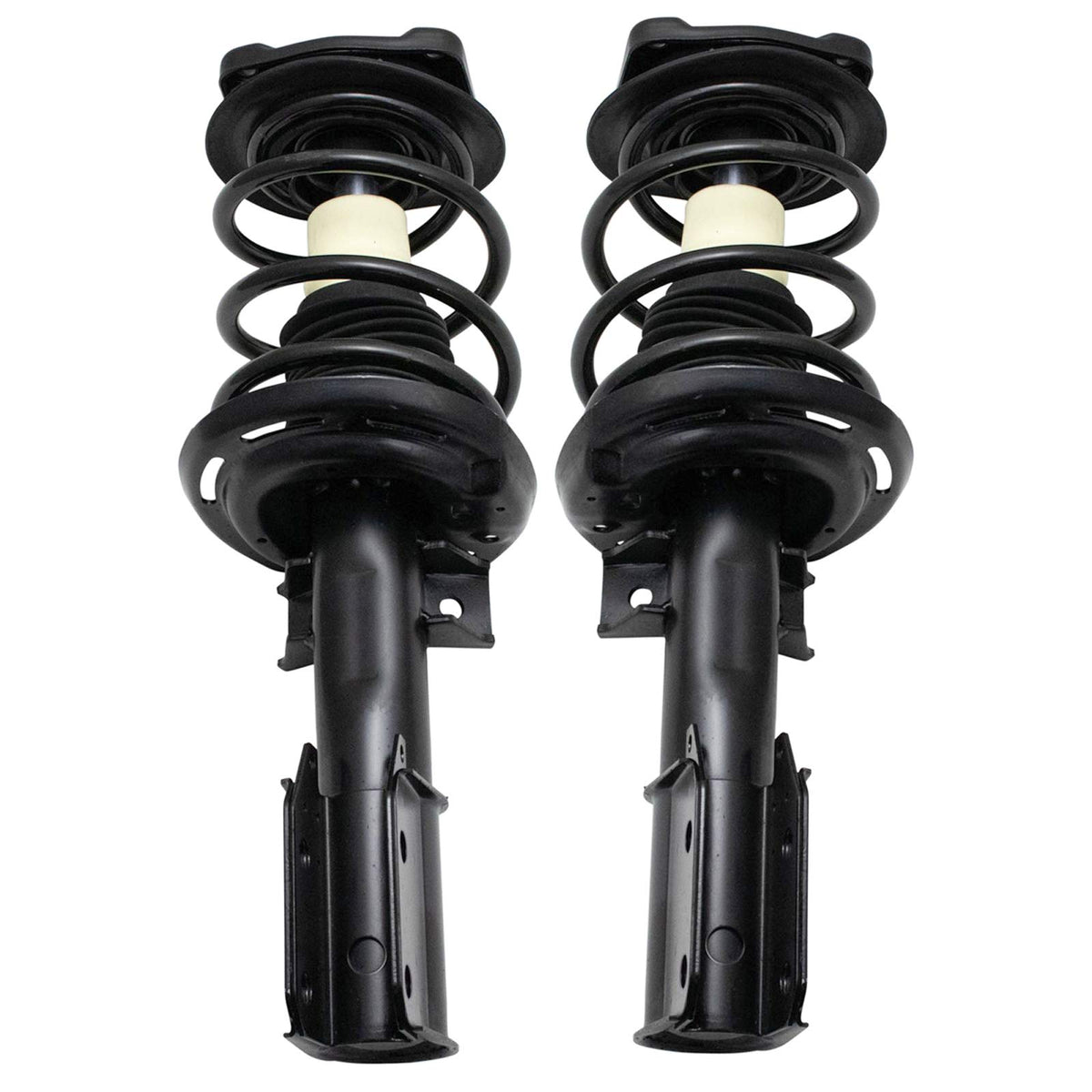 Trq Front Strut & Coil Spring Assembly Set Driver & Passenger Sides Compatible With 08-14 Mercedes-Benz C300 12-15 C350