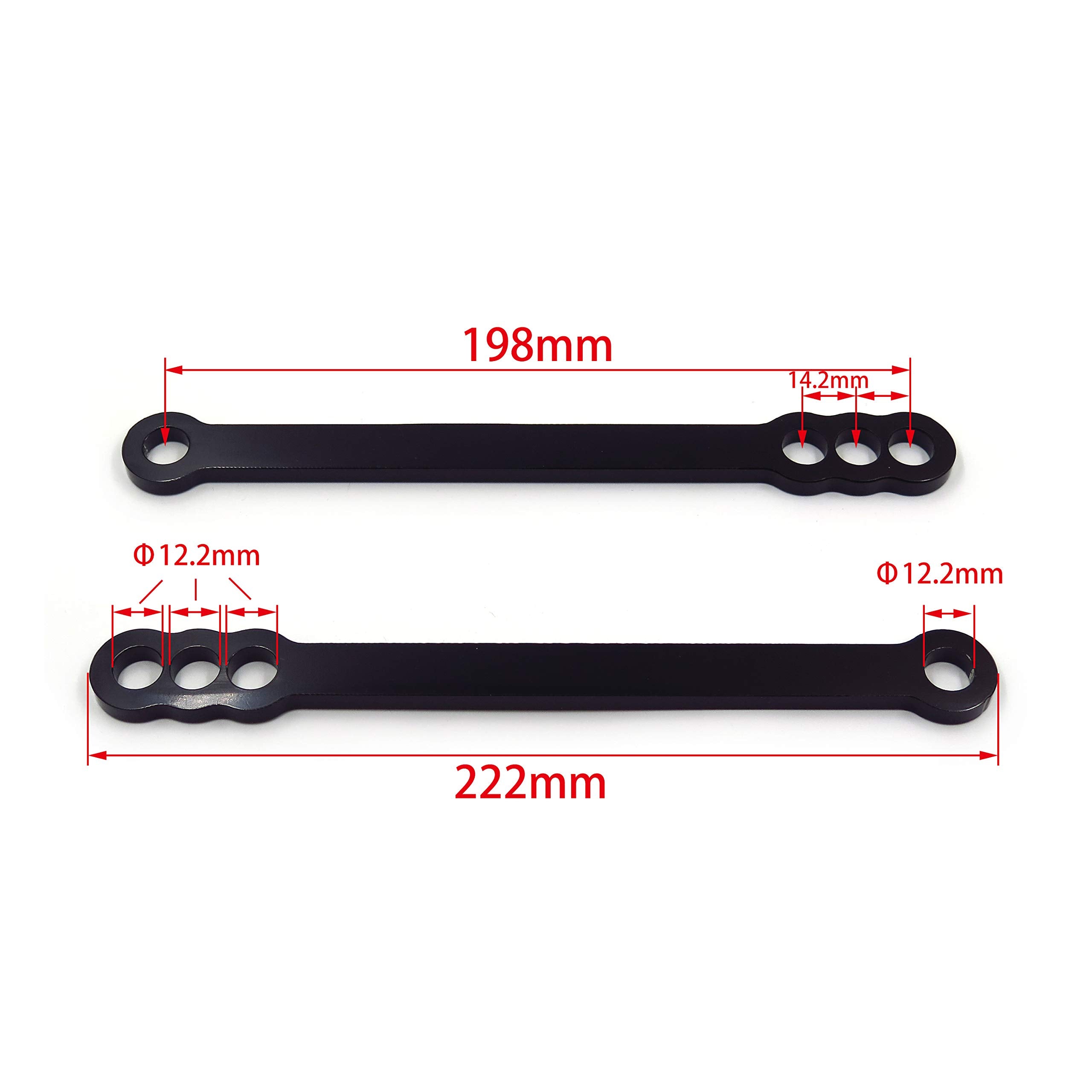 Httmt Mt007-Bk Black Lowering Links Compatible With Suzuki Gsxr600 Gsx-R 600 Gsxr 750 Gsx-R750 Gsxr1000