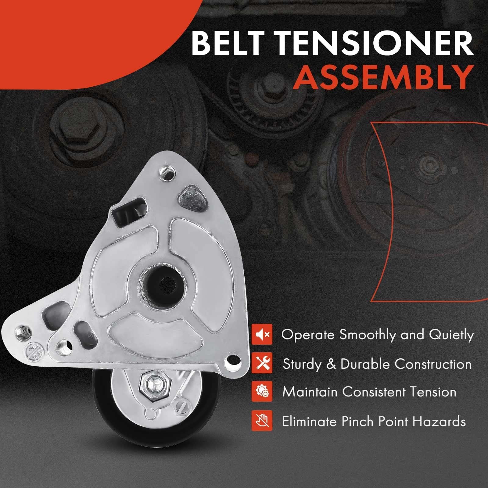 A-Premium Belt Tensioner Assembly with Pulley Compatible with Honda Accord 2003-2007, Civic 2006-2015, CR-V, Element & Acura TSX