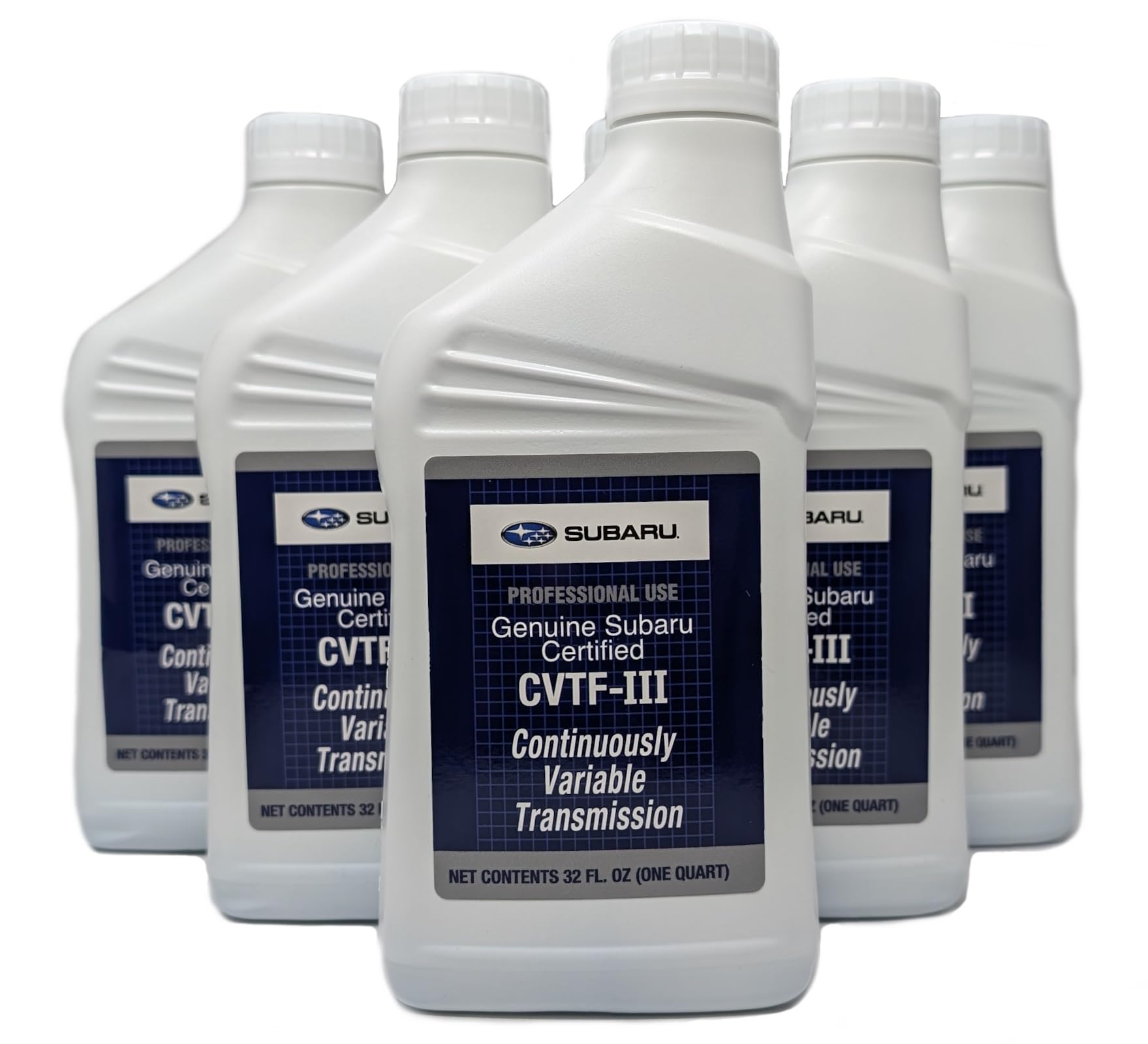 Subaru CVTF-III Transmission Fluid SOA427V2610 OEM Auto 6 Quarts Geunine CVT 3 Forester Legacy Outback Crosstrek Impreza
