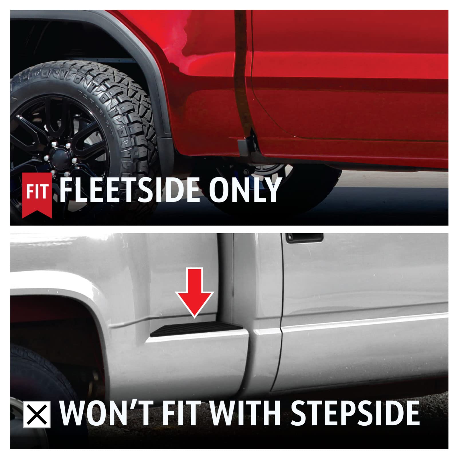 Maxmate Soft Tri-Fold Truck Bed Tonneau Cover Compatible With 1982-2013 Ford Ranger; 1994-2010 Mazda B-Series | Fleetside 6' (73