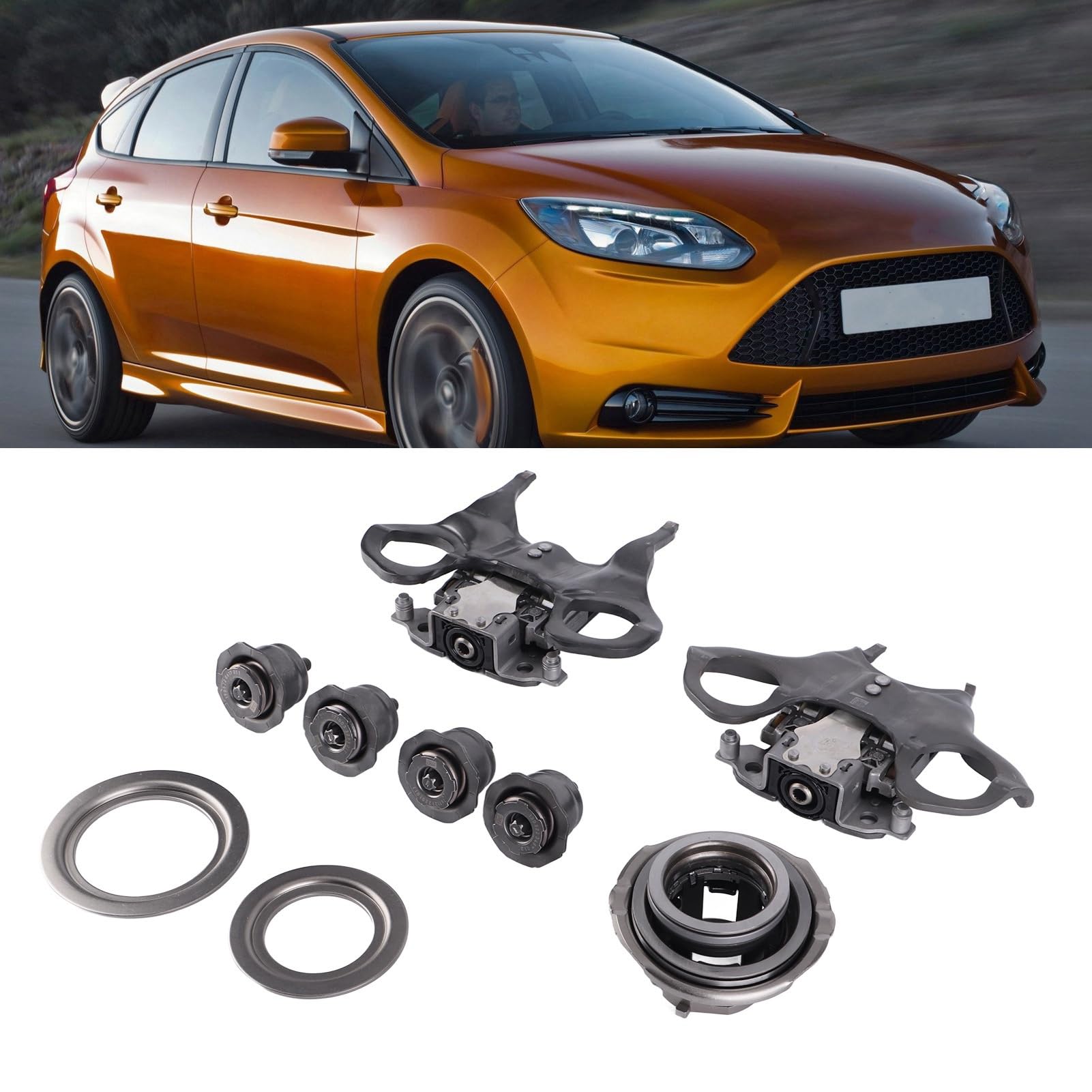 Dual Clutch Shift Fork Set Aluminum Alloy Dual Clutch Shift Fork Kit Vehicle Inspection Tool Suitable For Focus/Carnival/Ecosport , Transmission System