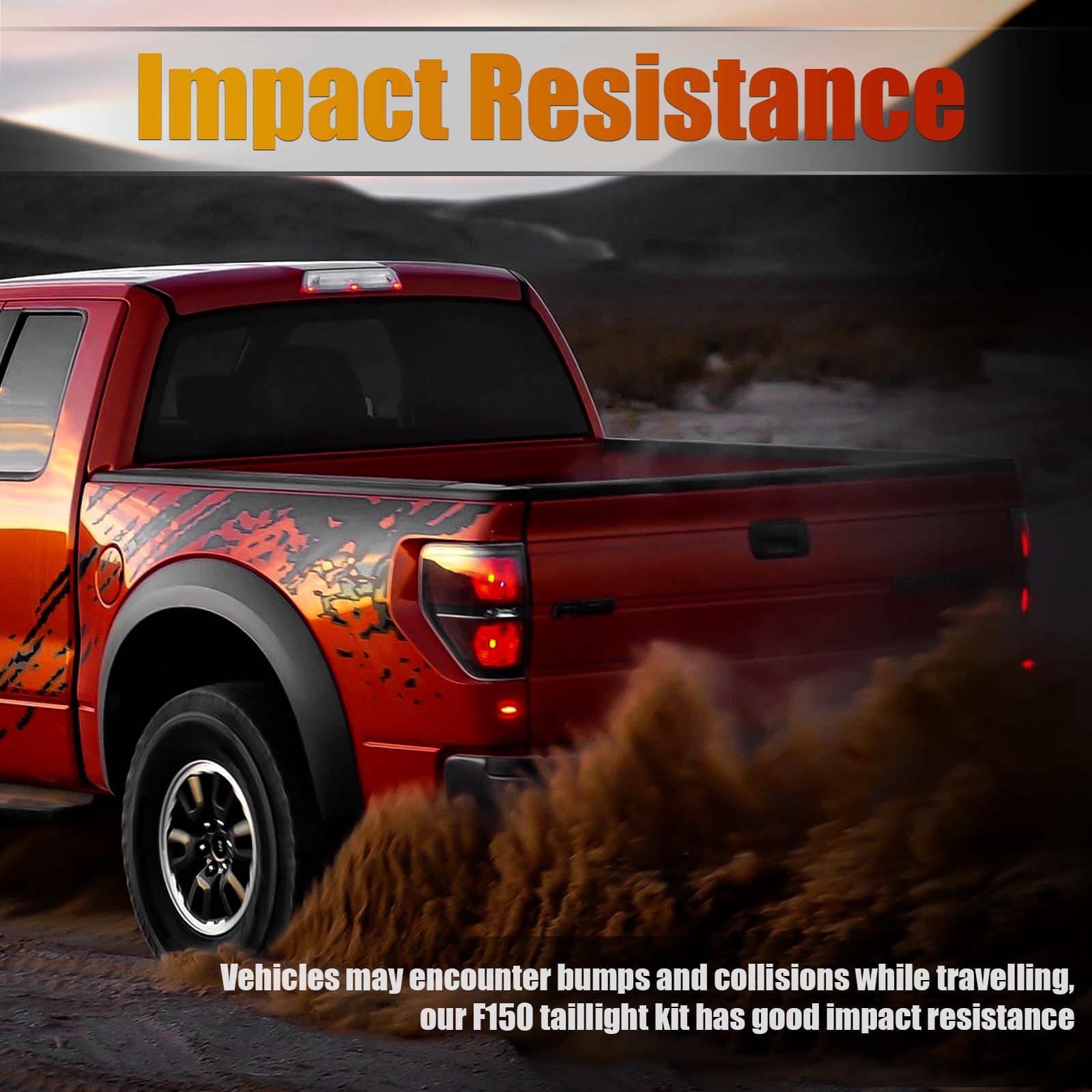 F150 Tail Llights Assembly Pair, F150 Tail Light Housing For 2014 2013 2012 2011 2010 2009 Ford F150 Passenger And Driver Side,