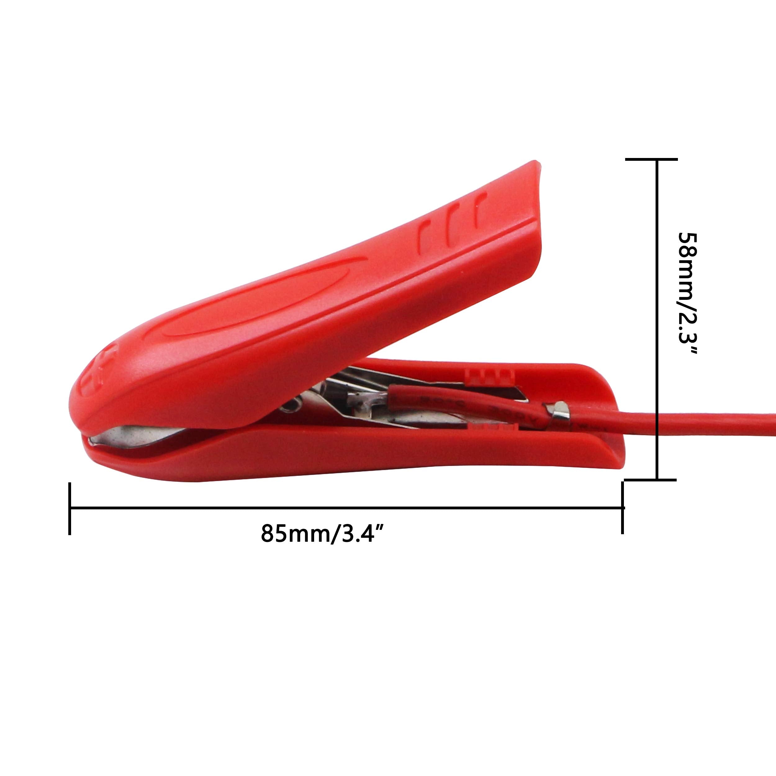 CERRXIAN 3.2FT 12V 14AWG Alligator Crocodile Clip to SAE Connector Quick Release Quick Disconnect Car Solar Power Charging Exten