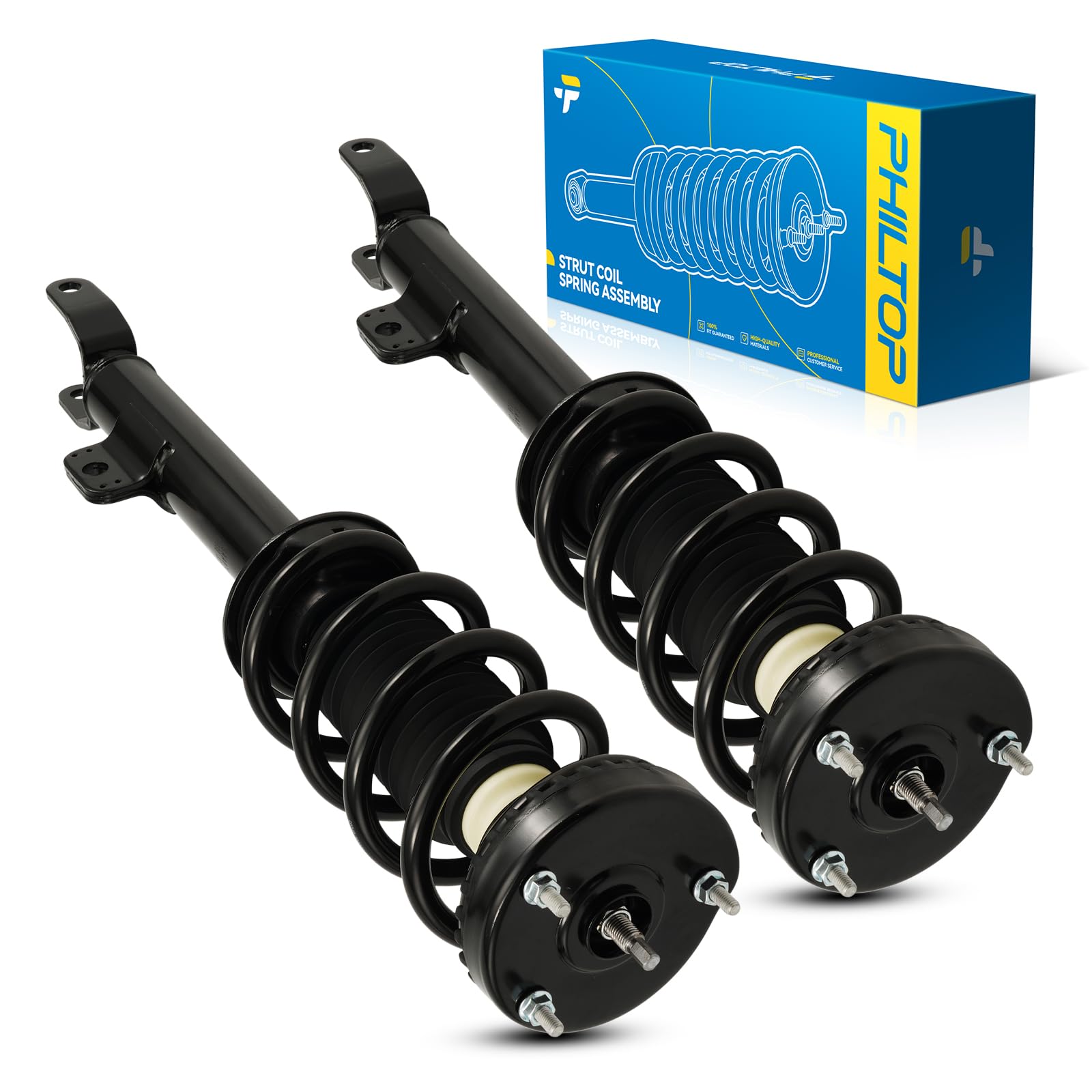 Philtop Front Struts Shock Absorber Fit For Charger 2011-2022 5.7L, 3.6L, Challenger / 300 2012-2022 5.7L, Complete Struts With