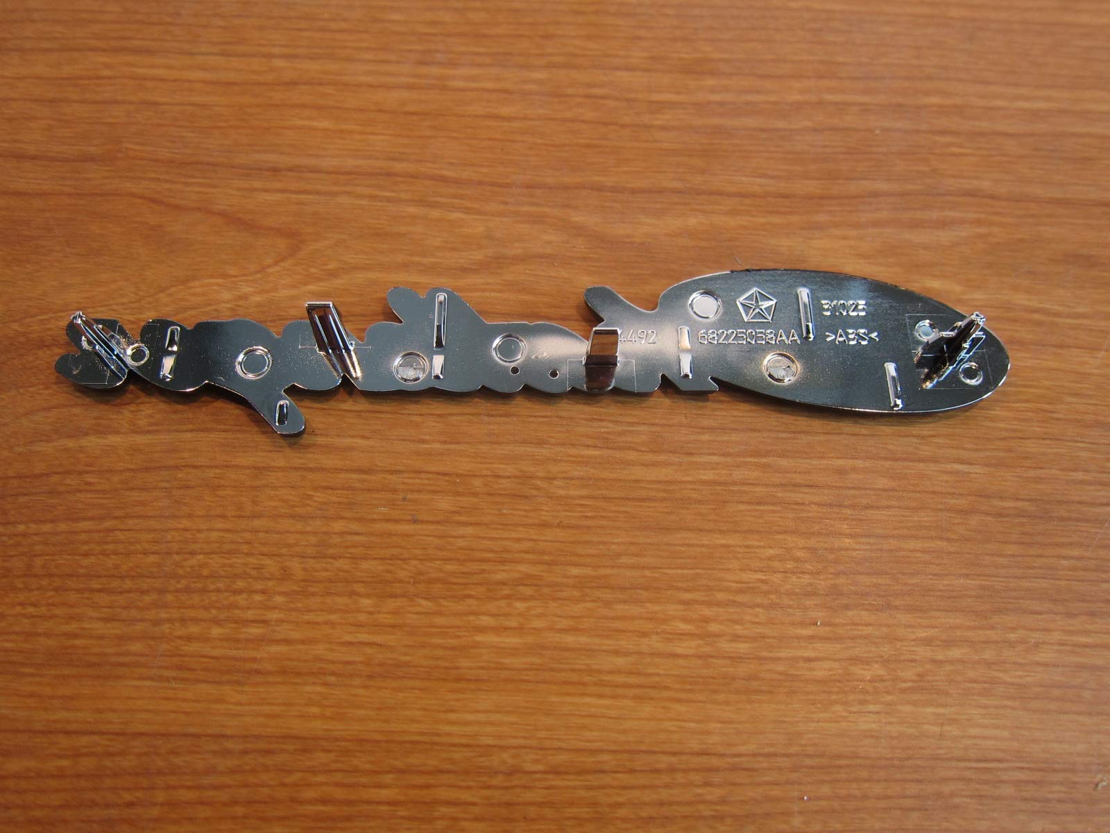 2015-2020 Dodge Challenger Front Grille Cursive Chrome & Black Nameplate New Oem