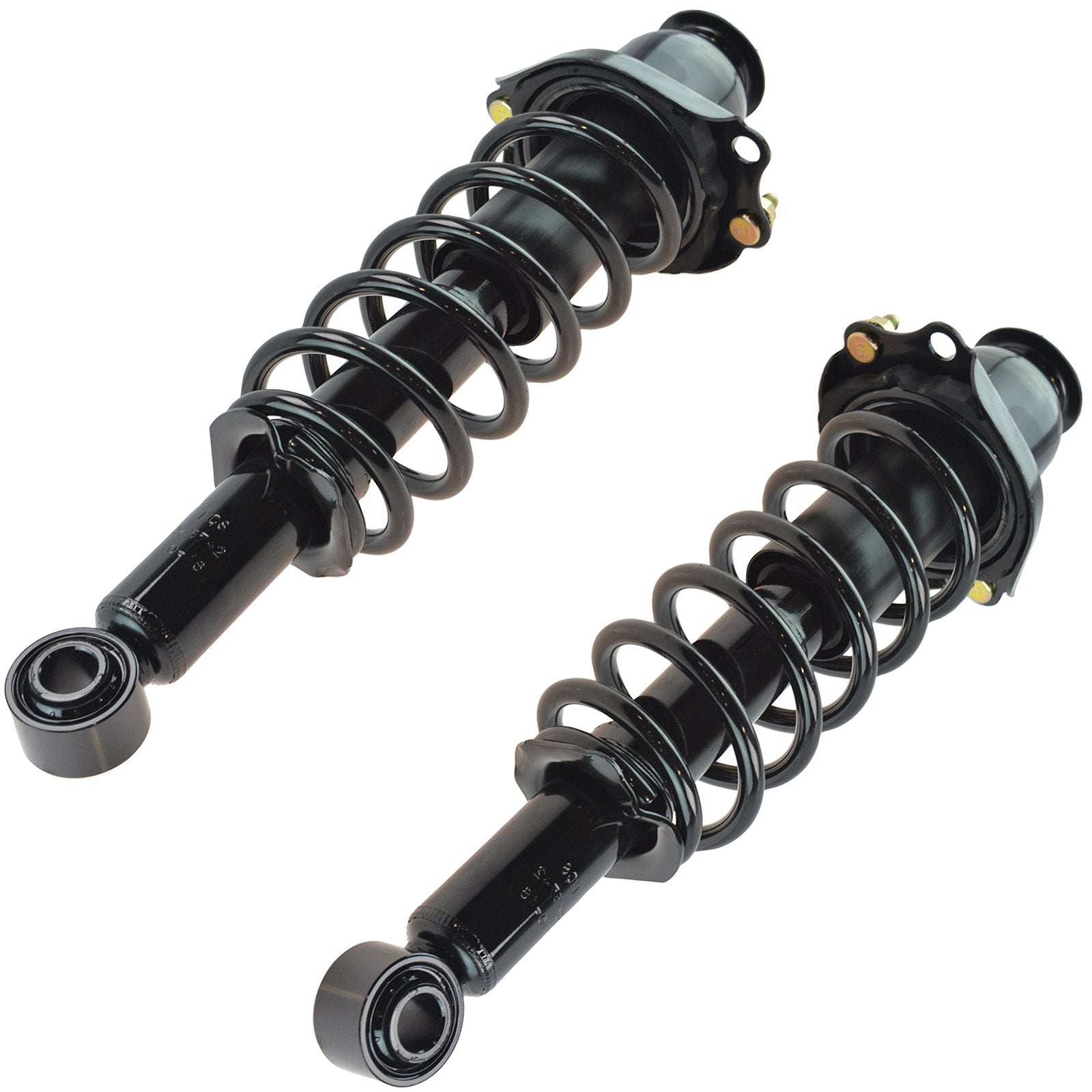 Trq Rear Strut & Coil Spring Assembly Set Driver & Passenger Sides Compatible With 10 Pontiac Vibe 09-10 Toyota Corolla 09-13 Ma