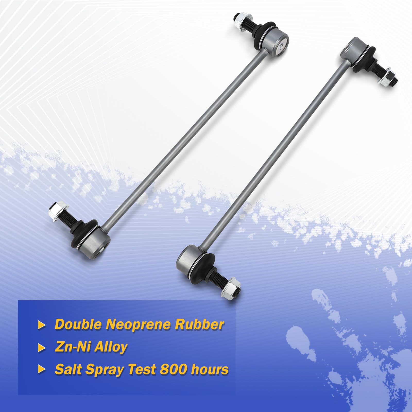 Zinc-Nickel Alloy Front Stabilizer Sway Bar Links For 2005-2009 Chevy Equinox,2006-2009 Pontiac Torrent,2002-2007 Saturn Vue Rep