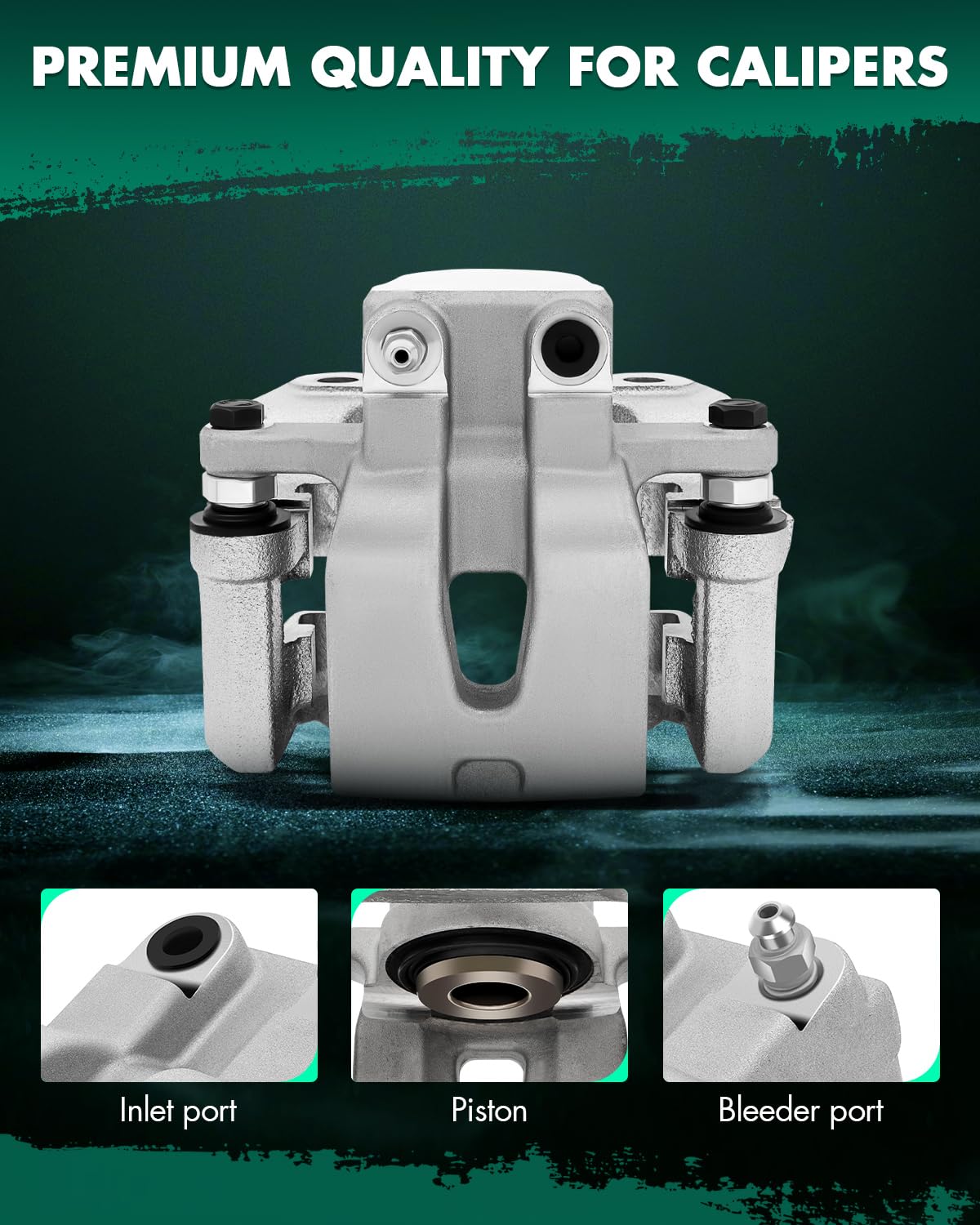 Scitoo Rear Right Brake Caliper With Bracket 18B4971 Compatible For Chrysler 300 2005-2018 For Dodge Challenger 2009-2018 For Do