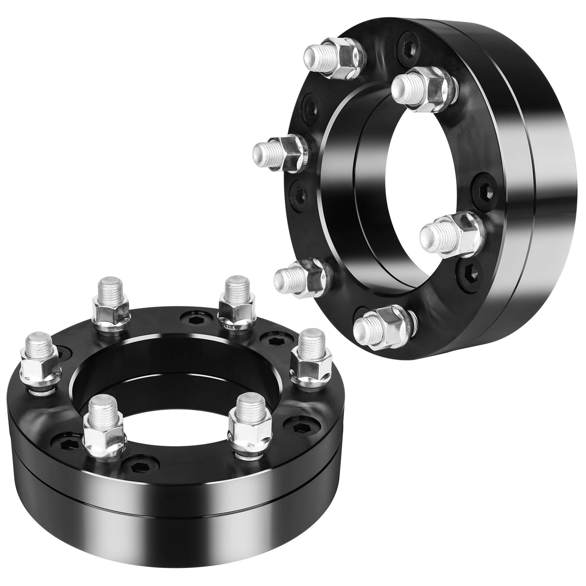 YIZBAP 2 inch 5x5.5 to 6x5.5 Wheel Adapters for Ram 1500 Vehicle, 5x139.7mm to 6x139.7mm Wheel Adapter Hub Bore 108mm with 14x1.