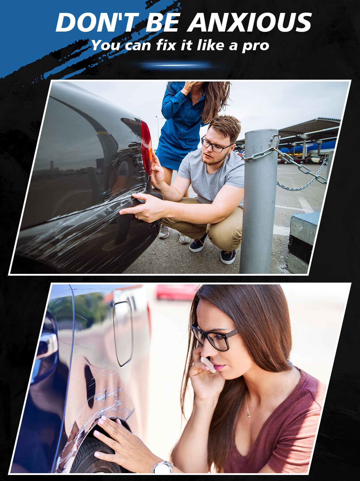 Syoauto White Touch Up Paint For Cars, White Car Touch Up Paint White Auto Paint Scratch Repair Automotive Touchup Paint Pen 2 I