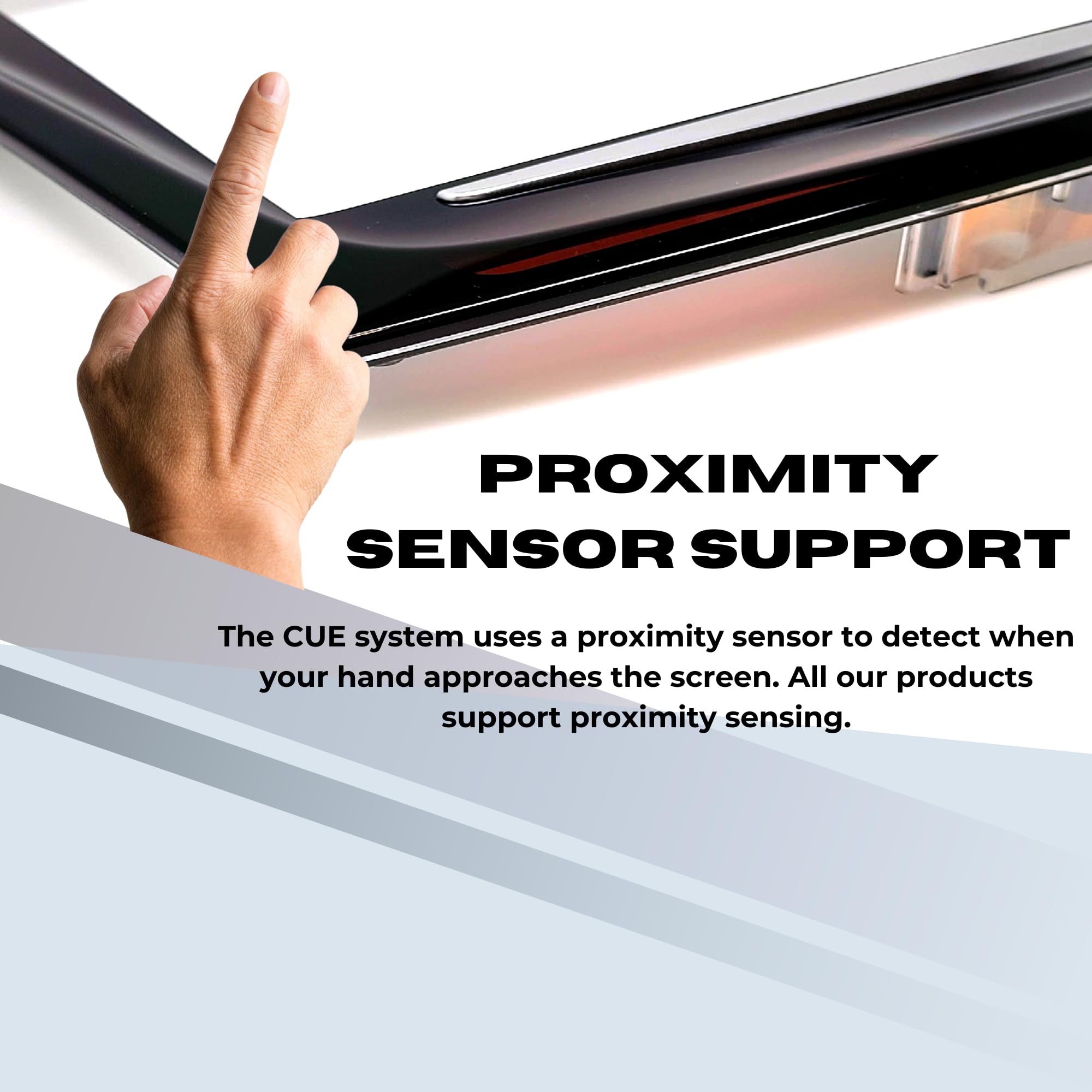 Cuescreens Cadillac Cue Premium Touch Screen Replacement - Dual-Mode, Gel-Free, Ultra-Responsive Display With Pro-Grade Tool Kit