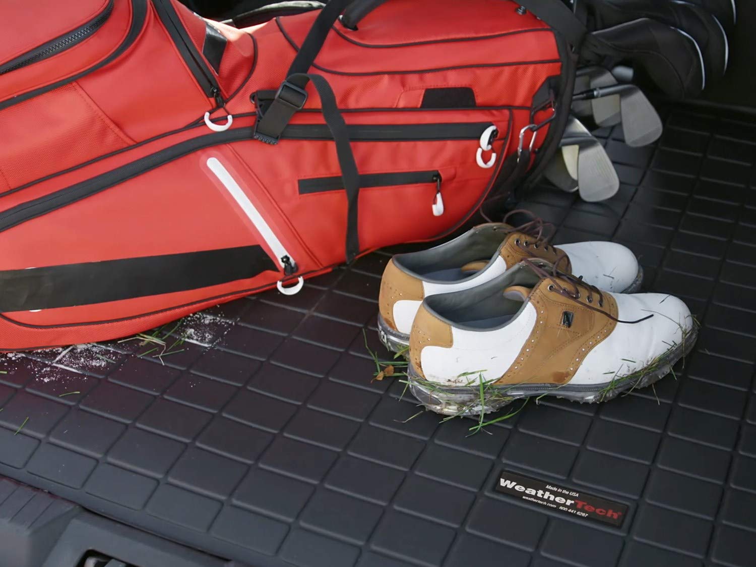 Weathertech Cargo Trunk Liner For Vw E-Golf, Golf, Golf R, Golf Gti - Behind 2Nd Row (40807) Black