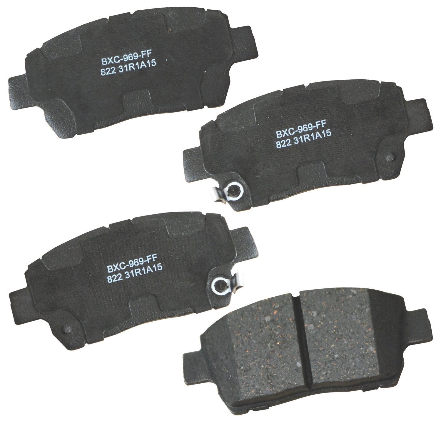 Bendix Premium Sbc822 Ceramic Front Brake Pads For Faw F4 2008, F5 2009-2008, Scion Iq 2012, Toyota Celica 2000, Echo 2002-2001,