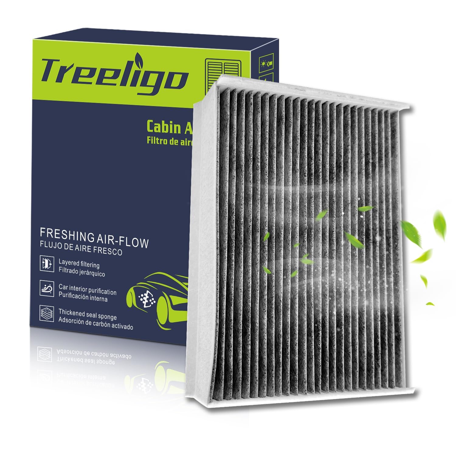 Treeligo Cf12150 Cabin Air Filter Compatible With F150 2015-2023, F250, F350, F450, F550 Super Duty 2017-2021, For Ford Expediti