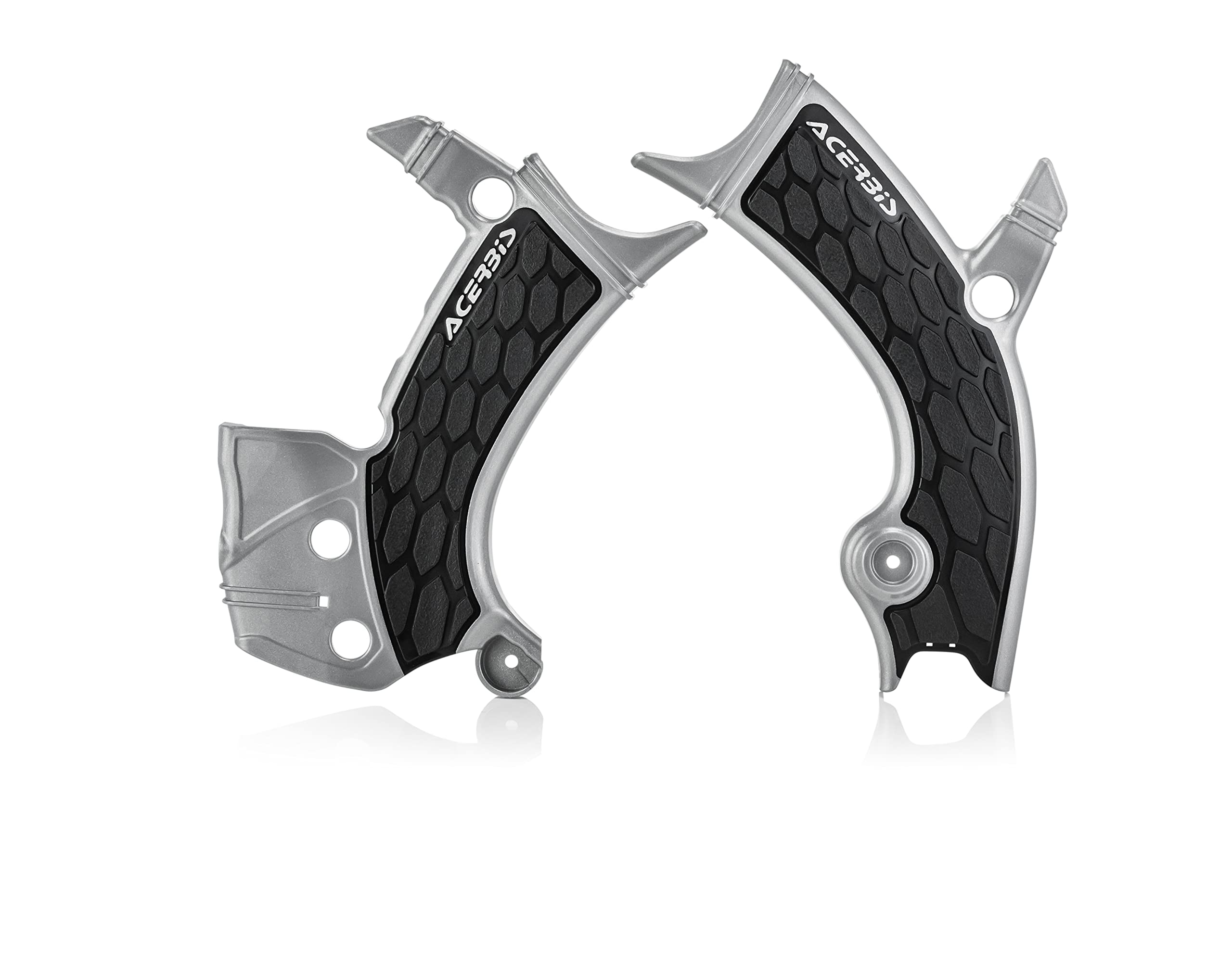 Acerbis X-Grip Frame Guard - Silver/Black (2689411015)
