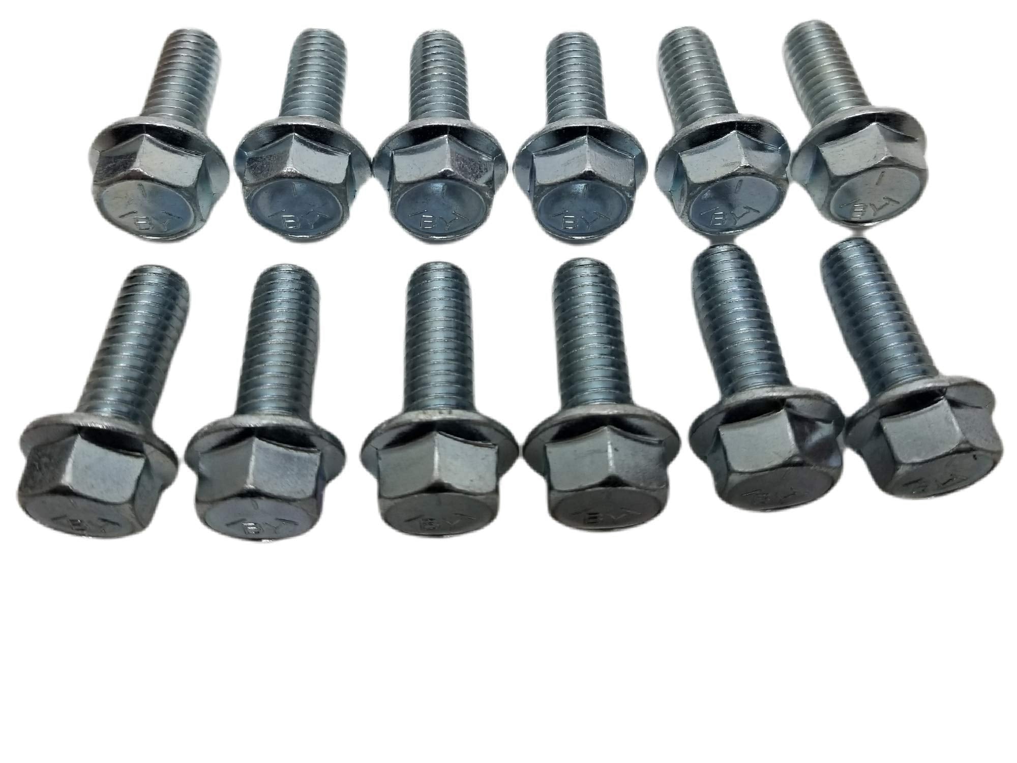 Z Whip Sbc Intake Manifold Bolt Kit High Strength Zinc Coated 3/8-16 Bolts Compatible With Chevrolet V8 Small Blocks 265 283 305