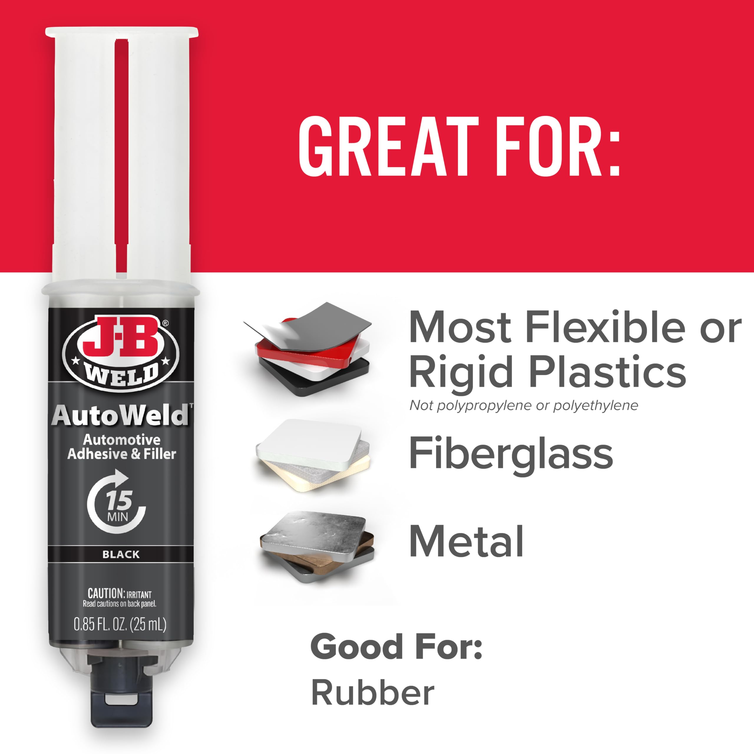 J-B Weld Autoweld, 25Ml, Black