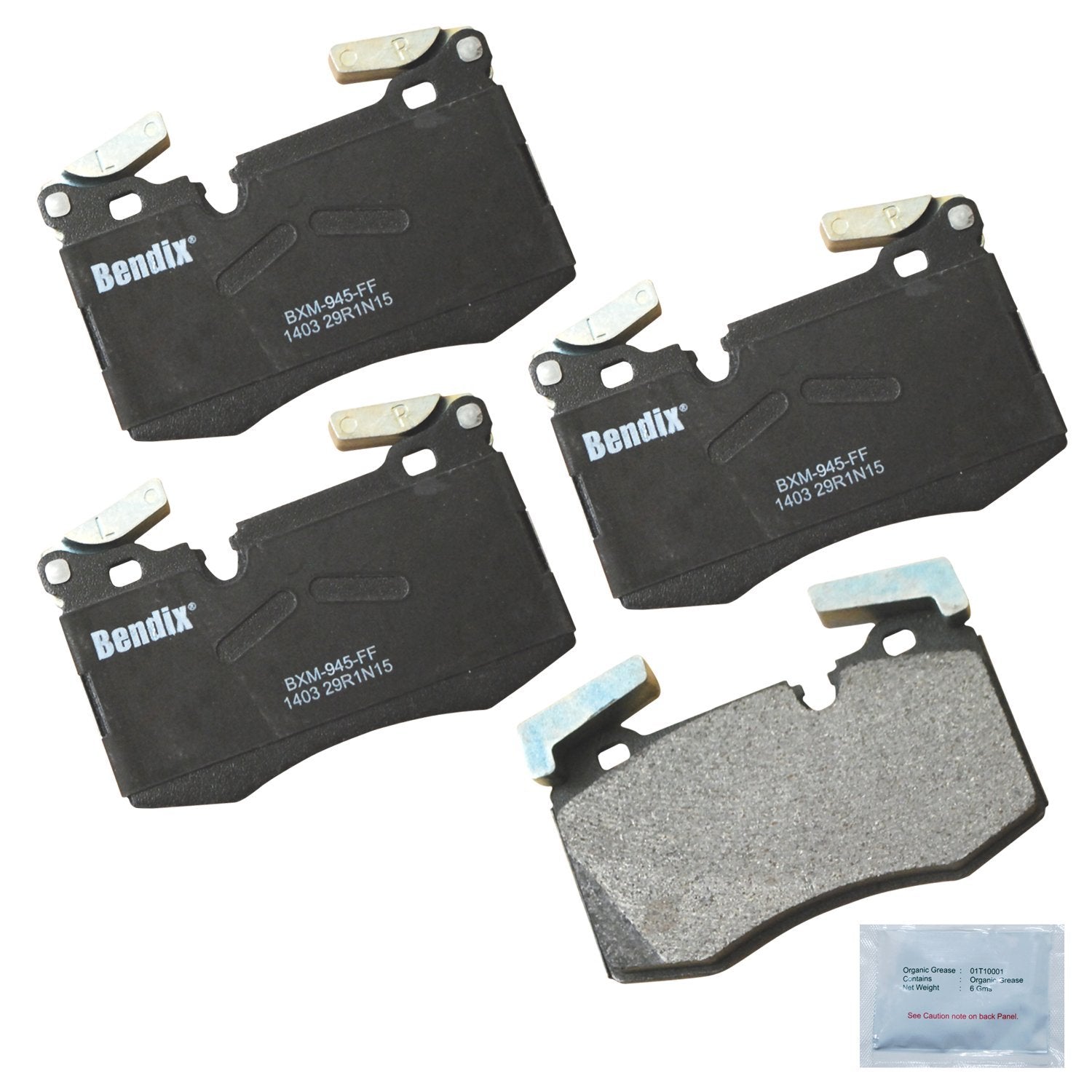 Bendix Priority1 Cfm1403 Semi-Metallic Front Brake Pads For Mini Cooper 2015-2012