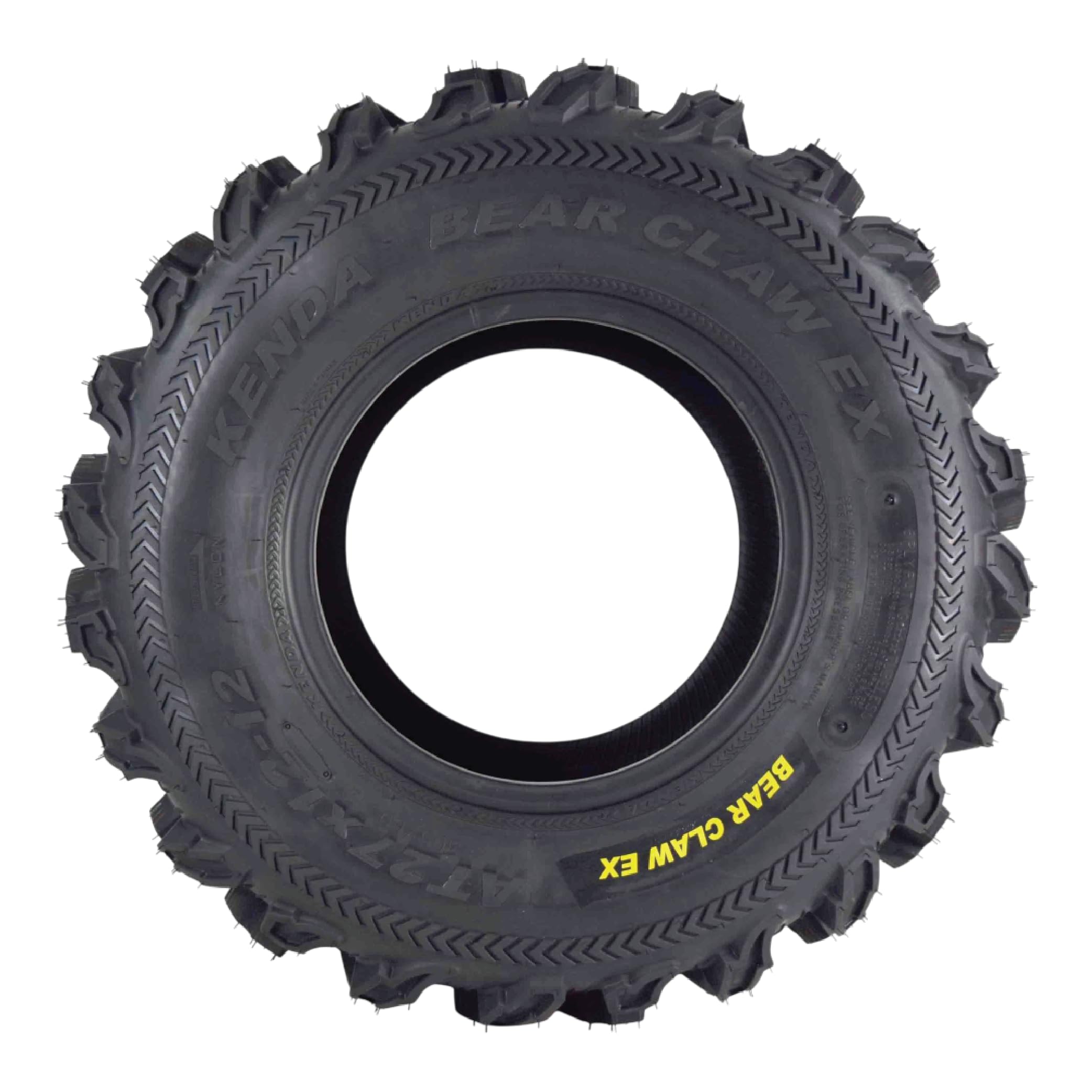 Kenda Bearclaw Ex K573-27X12-12 Rear Tires For All Terrain (Atv), Utv, And Side By Side (Sxs) Vehicles - 6-Ply - Bear Claw Ex 27
