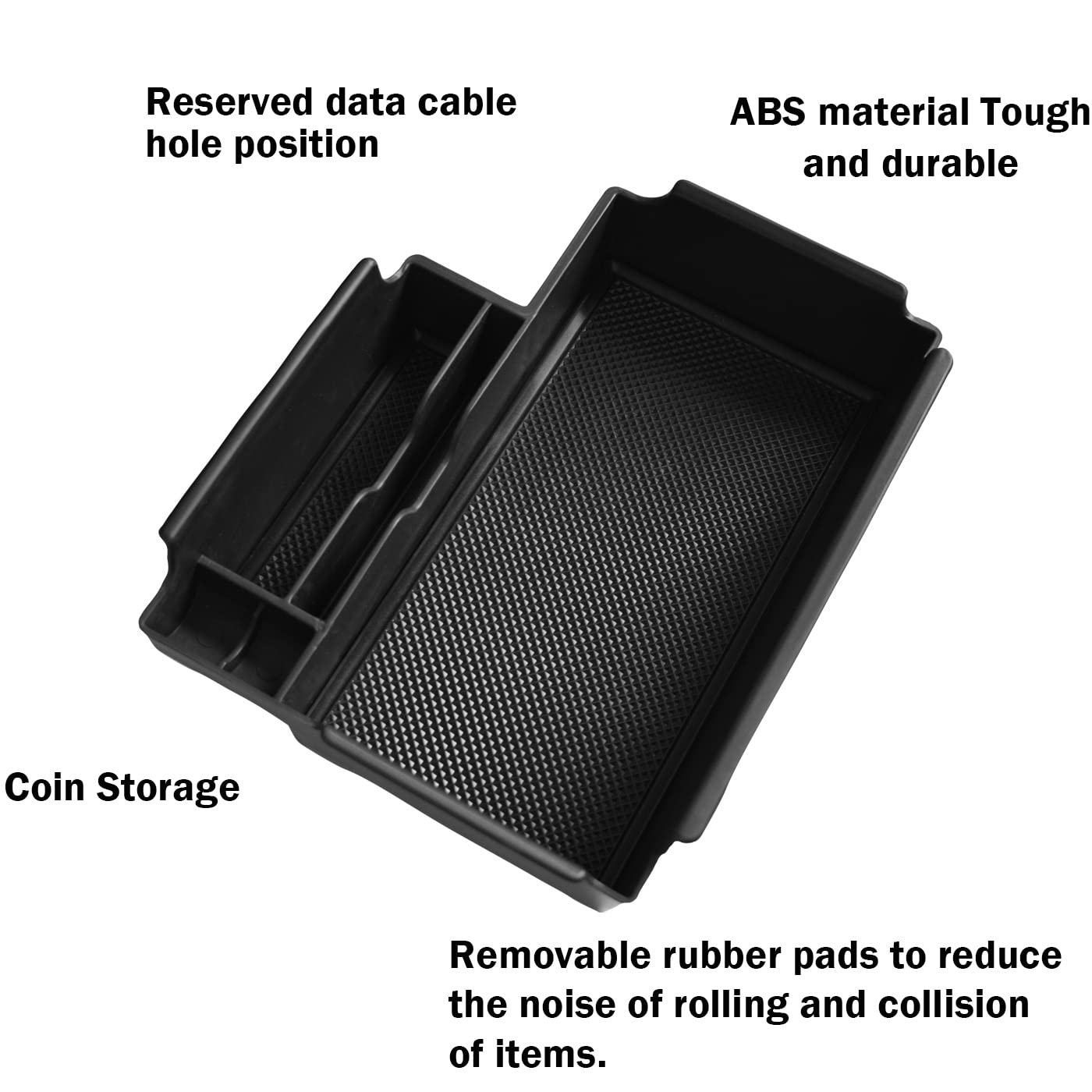 TACOBRO Center Console Organizer Tray Compatible with Ford Explorer 2020 2021 2022 2023 2024 Accessories Armrest Glove Box Secon