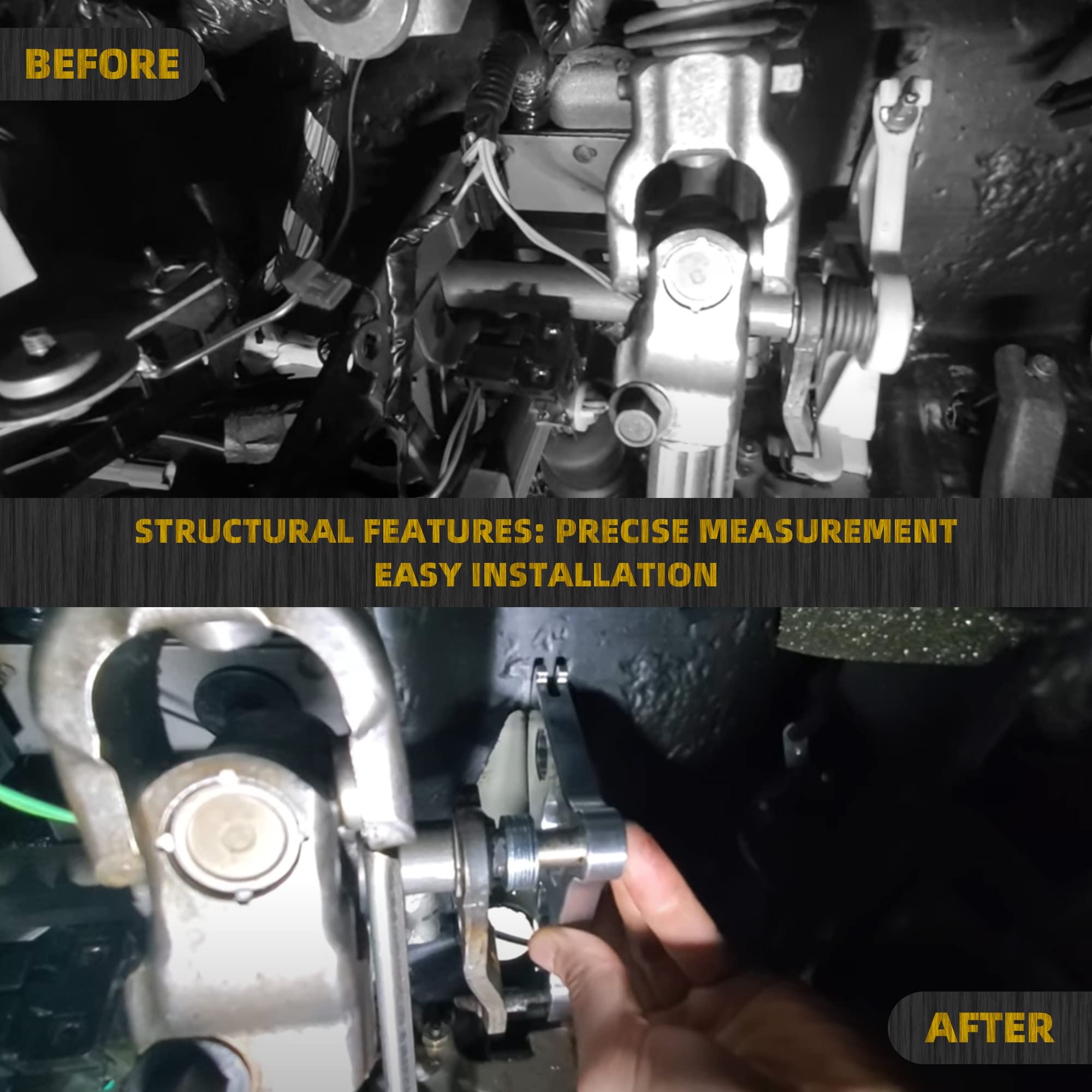 Dasbecan Clutch Cable Kit Triple Hook Clutch Quadrant Firewall Adjuster Kit Compatible With 1996-2004 Ford Mustang Replaces# Amp