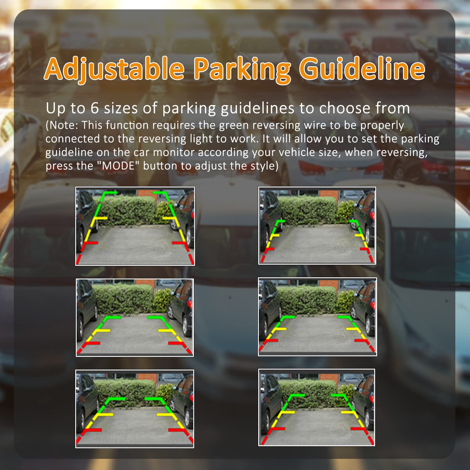 Veclesus Vt1 1080P Wired Car Backup Camera Kit, Easy To Install For Continuous Or Reversing Viewing, 4.3'' In-Mirror Clip-On Mon