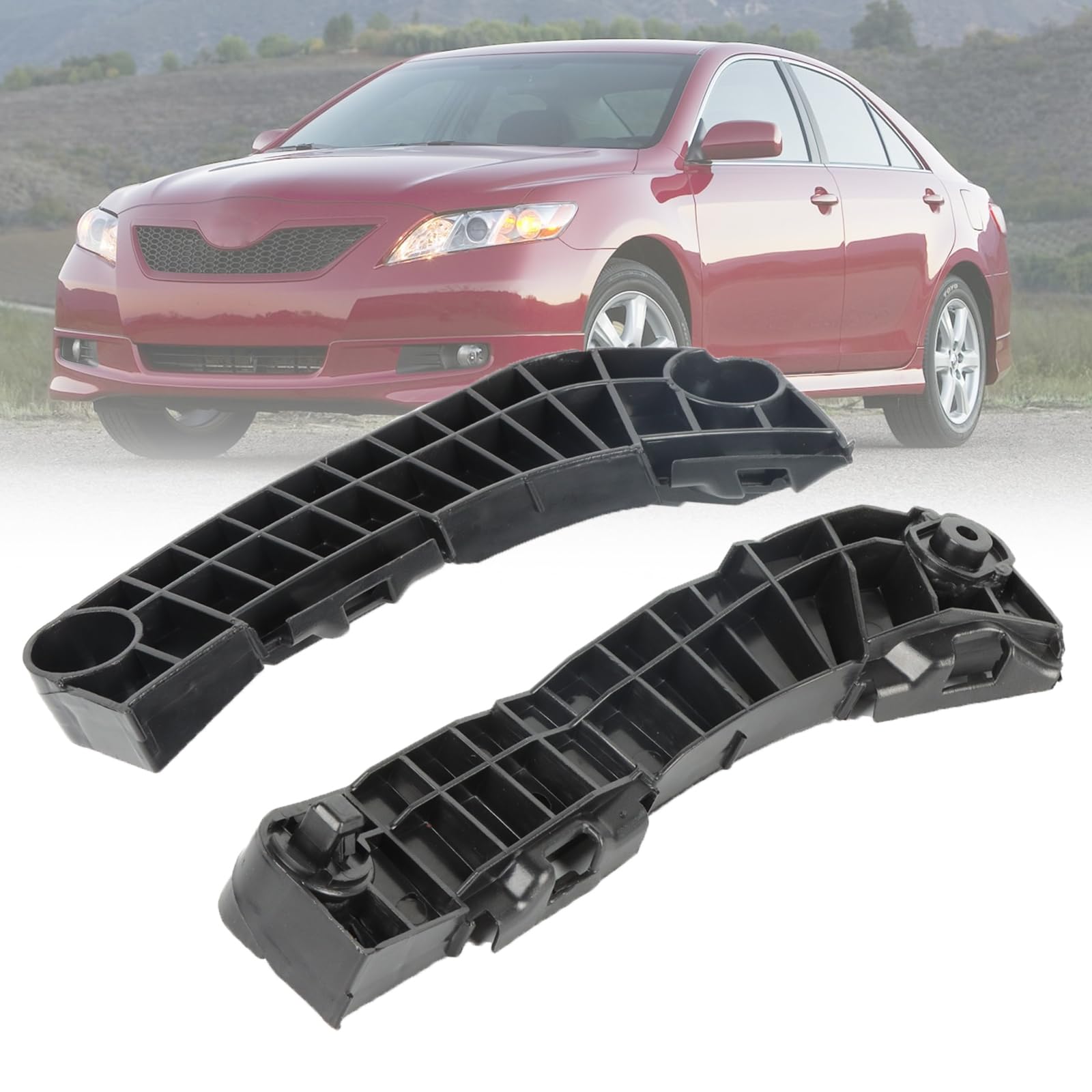 Havgufil Front Bumper Side Cover Support Bracket Retainers for Toyota Camry & Hybrid 2007 2008 2009 2010 2011 TO1042108 TO104310
