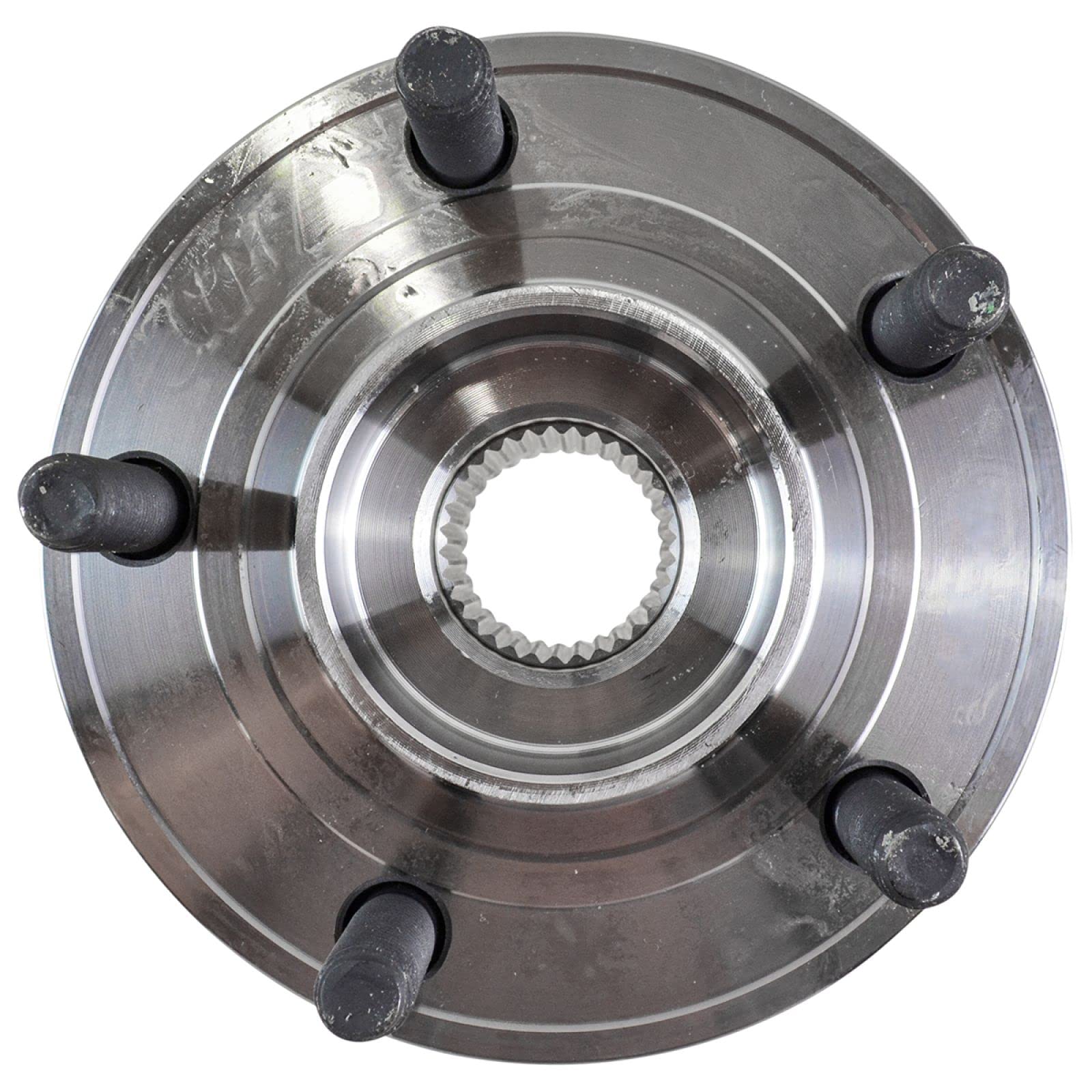 Trq Wheel Hub Bearings Assembly Set Compatible With 2011-2014 Chrysler 200 2007-2010 Sebring 2008-2014 Dodge Avenger