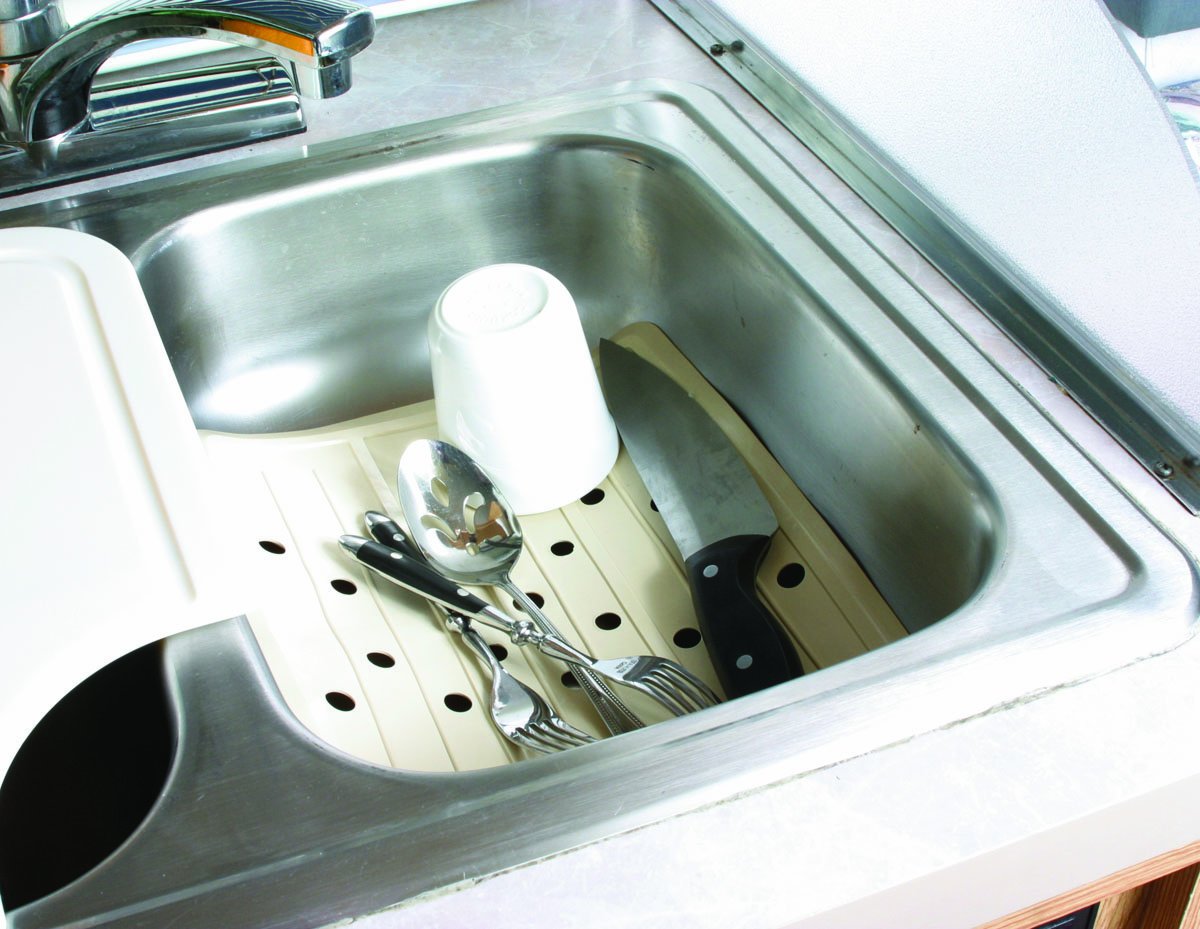 Camco 43720 Rv & Marine Sink Mat, White