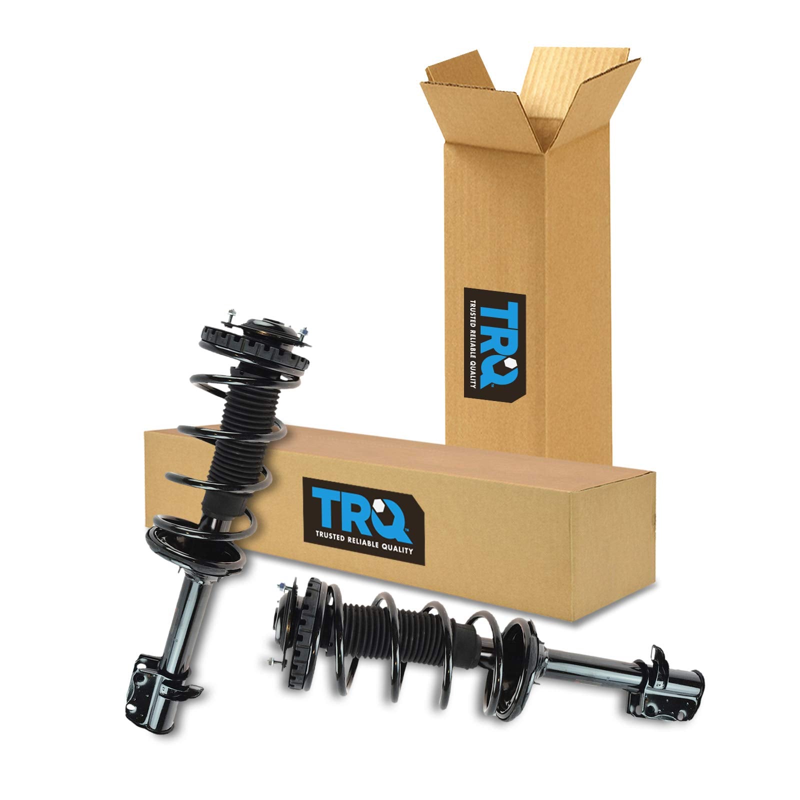 Trq Rear Strut & Coil Spring Assembly Set Driver & Passenger Sides Compatible With 98-02 Subaru Forester