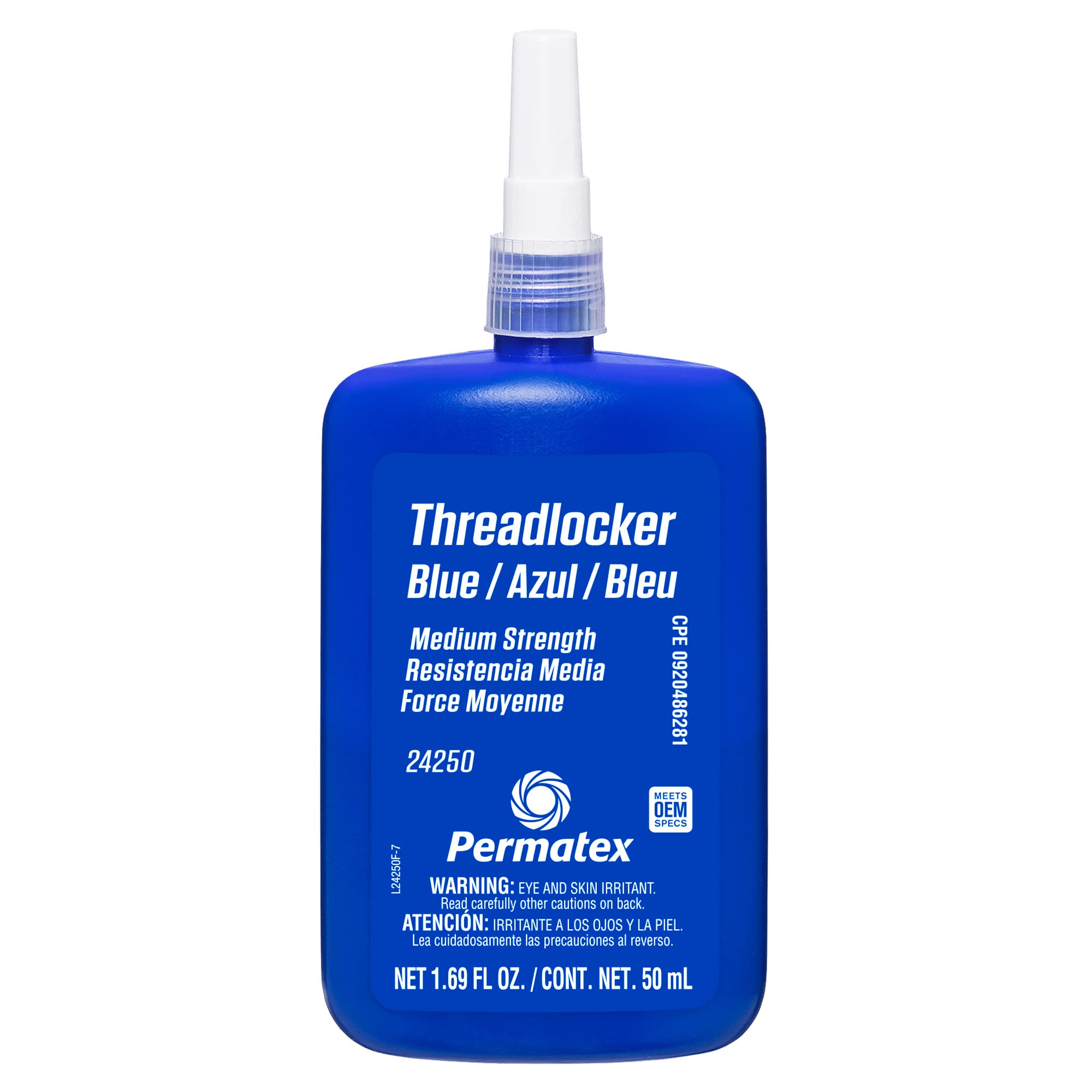 Devcon Permatex Threadlocker - Blue Liquid 50 Ml Bottle - Tensile Strength 110 Psi - 24250 [Price Is Per Bottle]