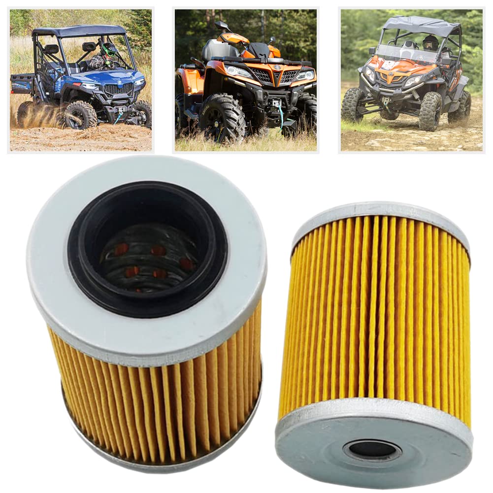 Qymoto Cfmoto Oil Filter For Cfmoto Cforce Zforce Uforce 400 500 600 800 900 950 1000 Utv Atv Accessories Oem 0800-011300(2 Pack)