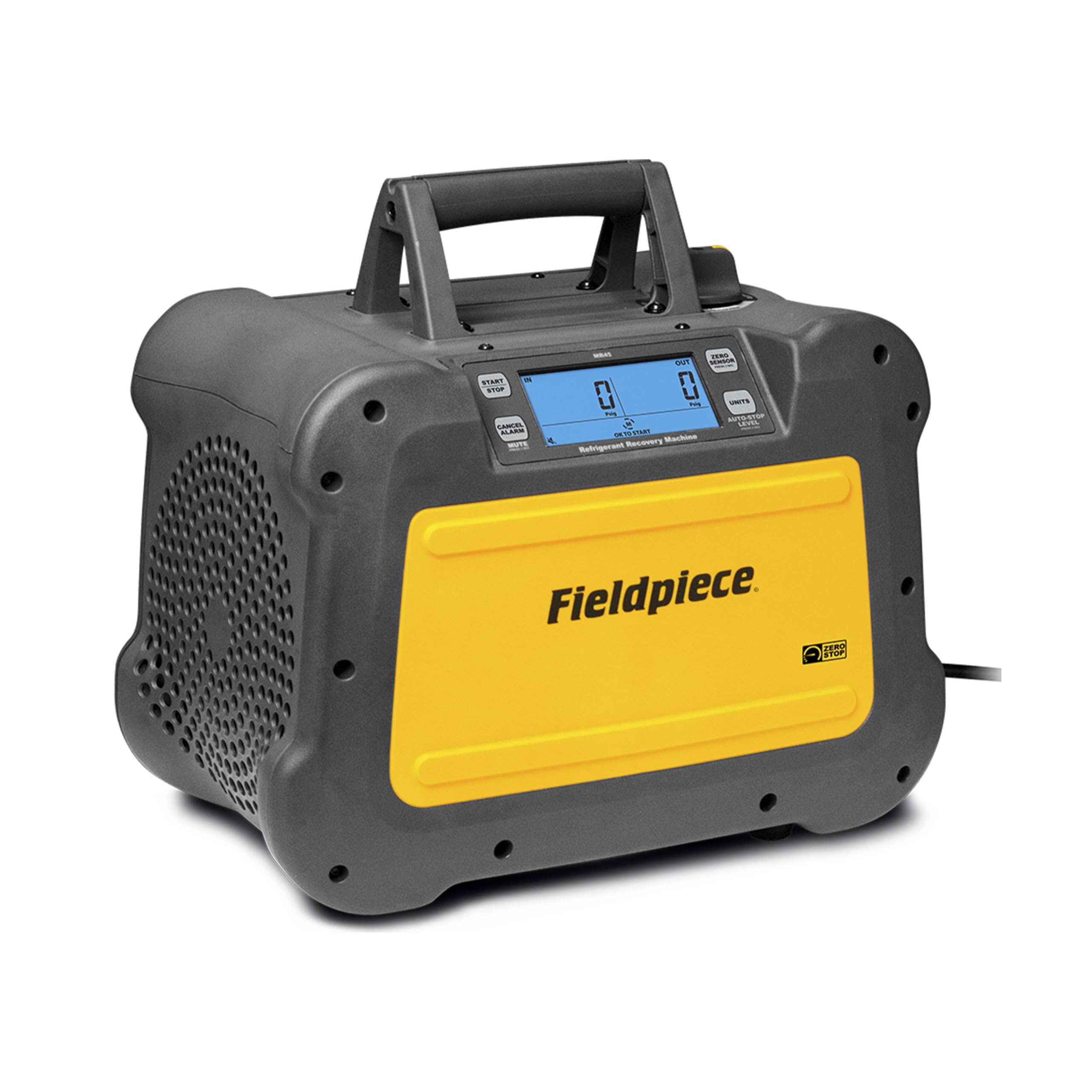 Fieldpiece - MR45 Lightweight Digital Refrigerant Recovery Machine - Wide Operating Voltage with Easy Access Ports - A2L Compati