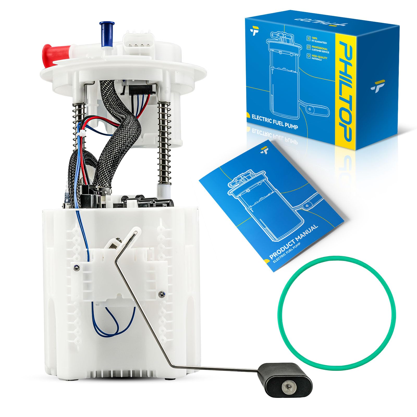 PHILTOP FG1860 Electric Fuel Pump Assembly Fit for 200 2015-2017 2.4L, Cherokee 2017-2019 2.4L, Cherokee 2014-2022 3.2L, 200 201