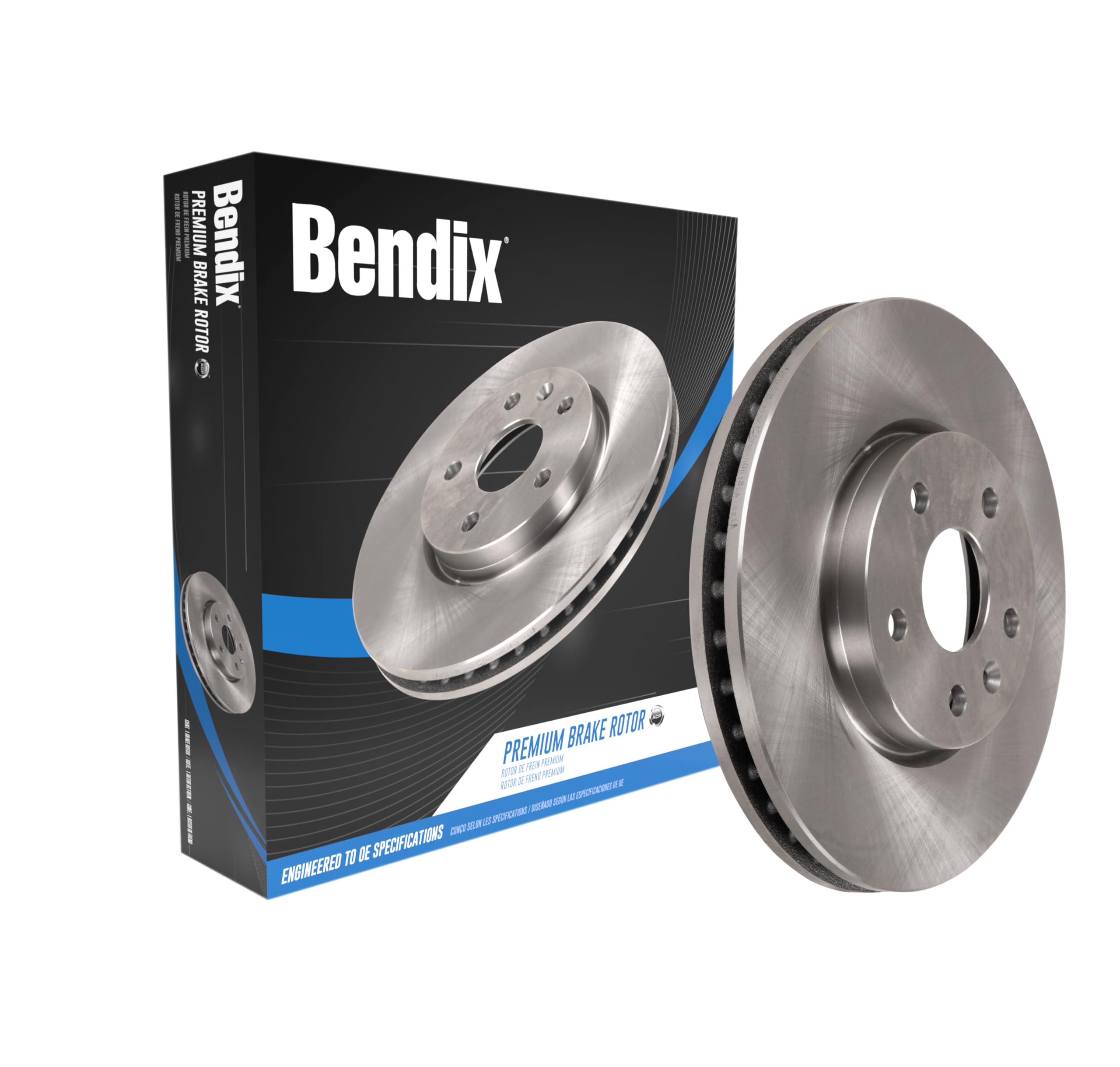 Bendix Premium Prt6354 Rear Brake Rotor For Mercedes-Benz Sl500 2002-2000, Sl600 2002-2000