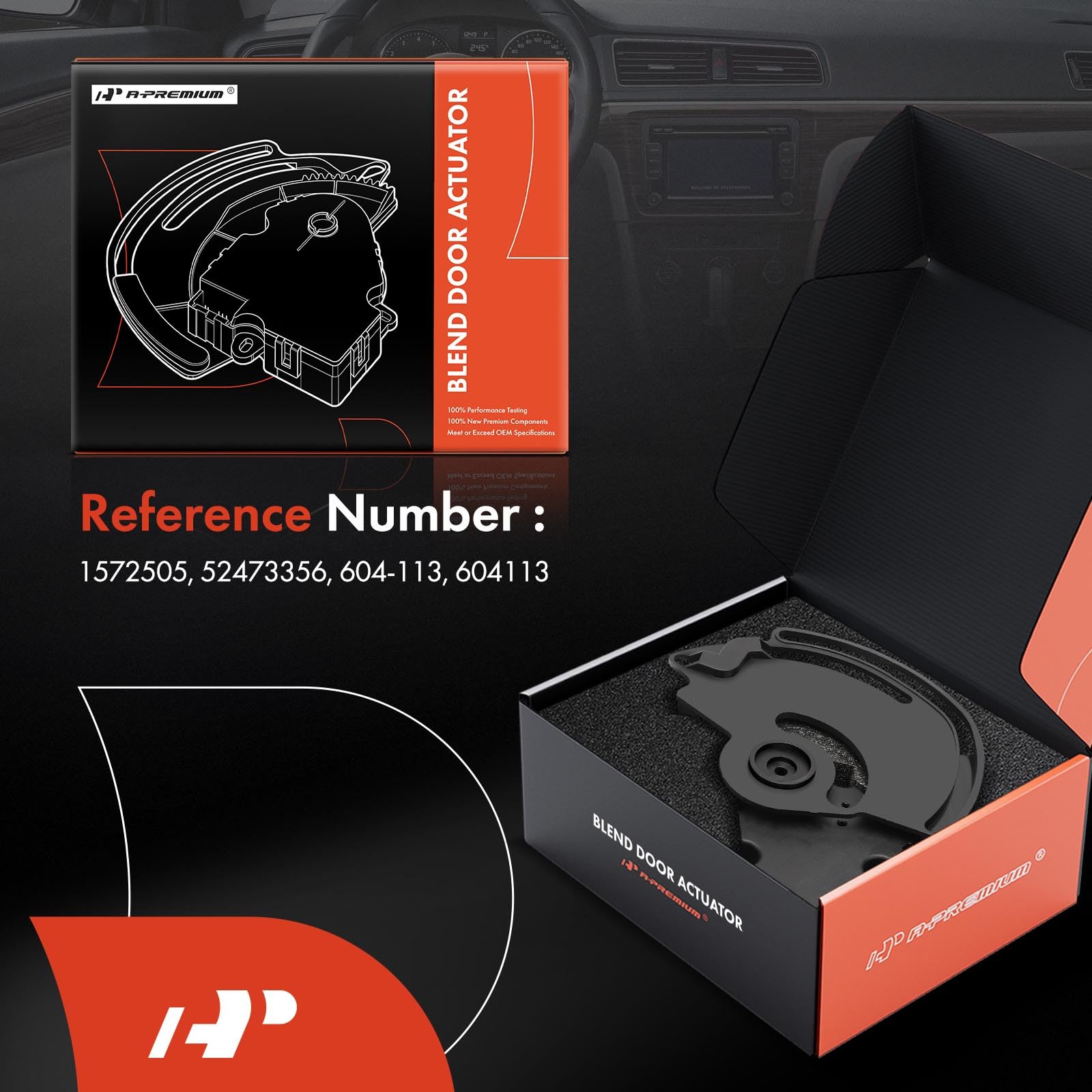 A-Premium Hvac Blend Door Actuator - Replaces 52473356 - Compatible With Chevrolet, Gmc & Cadillac Models - 1999-2002 Escalade A